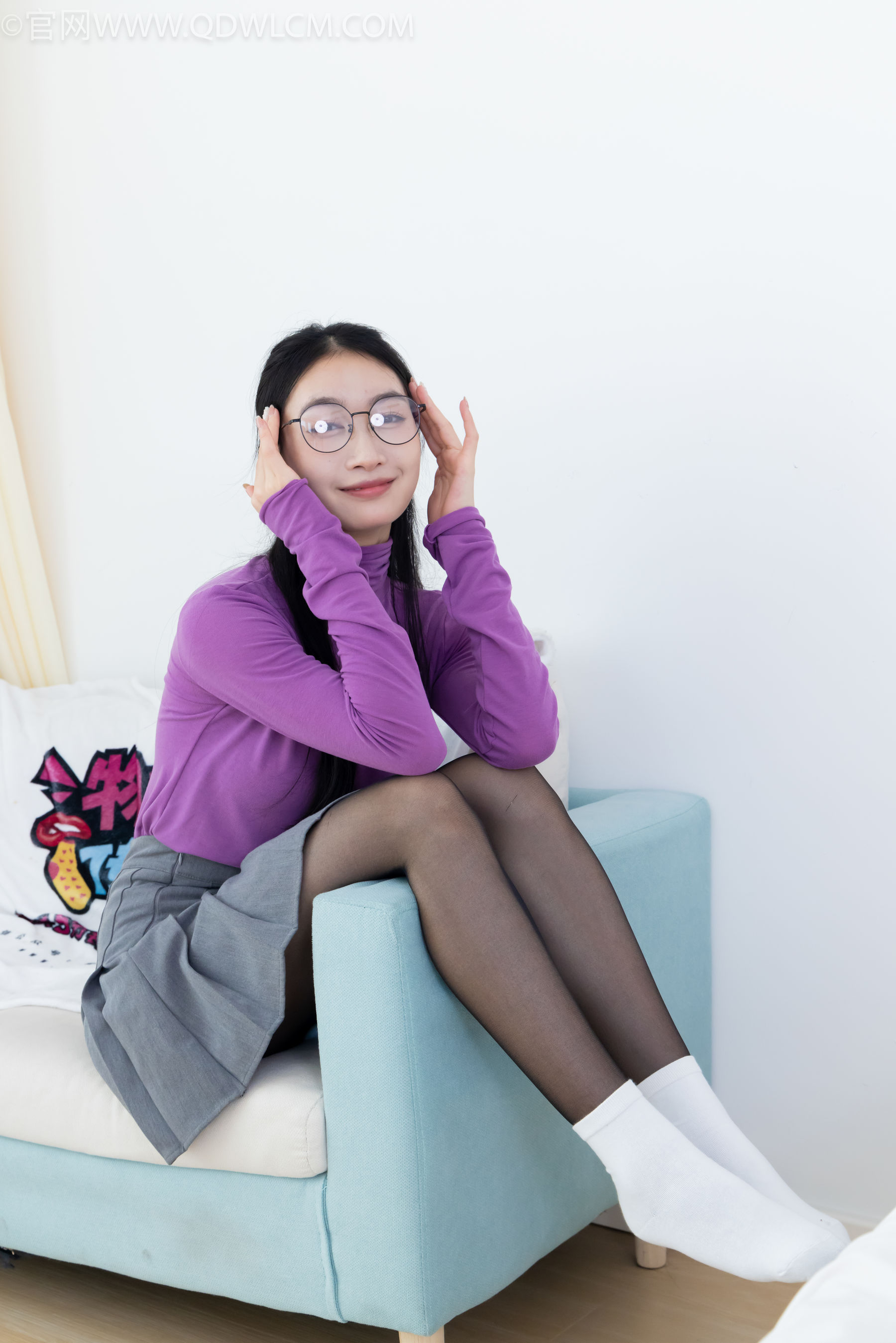 View - 物恋传媒 - Chiness Model  No.2146 小影 -紫色韵味 - 图库库