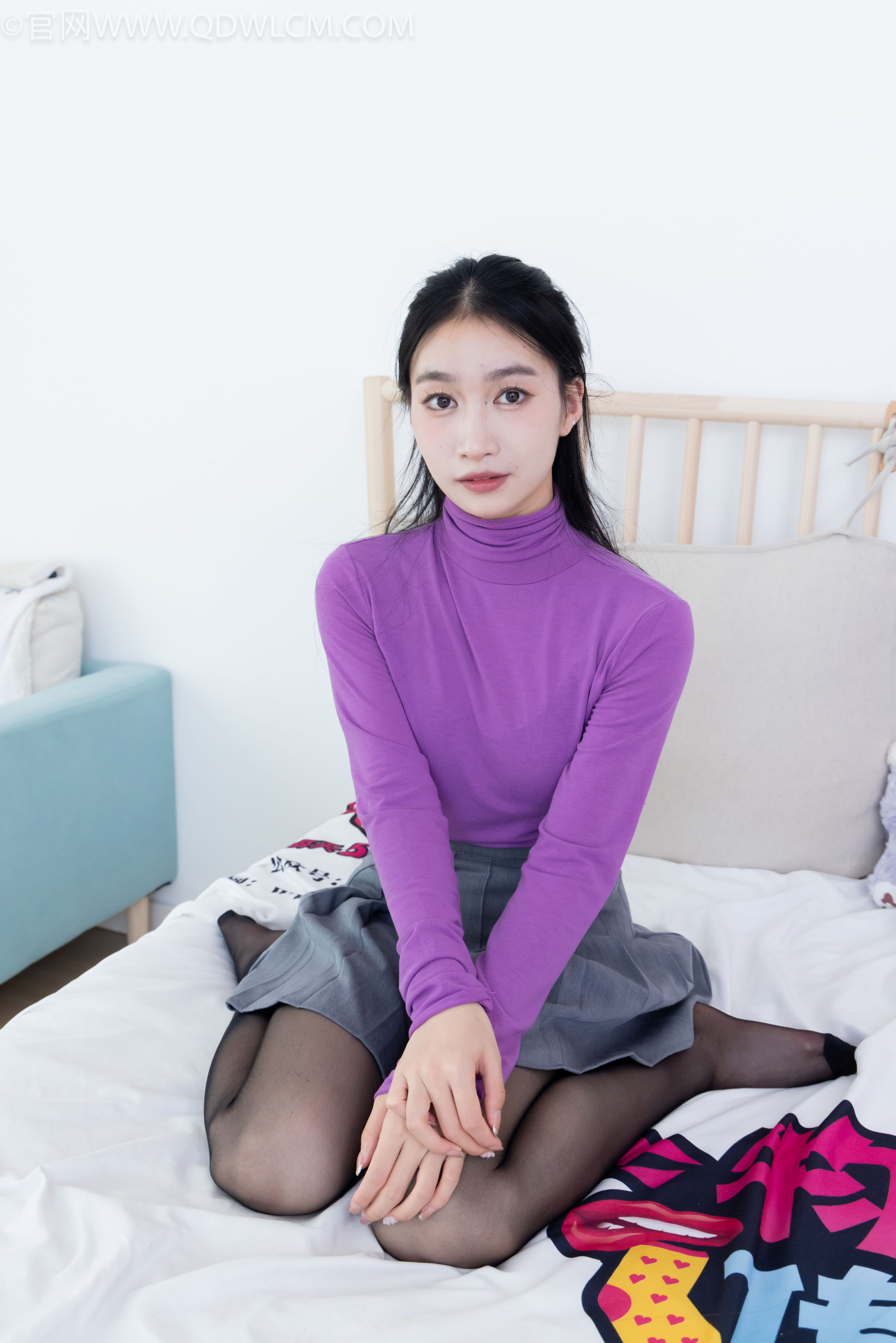 View - 物恋传媒 - Chiness Model  No.2146 小影 -紫色韵味 - 图库库