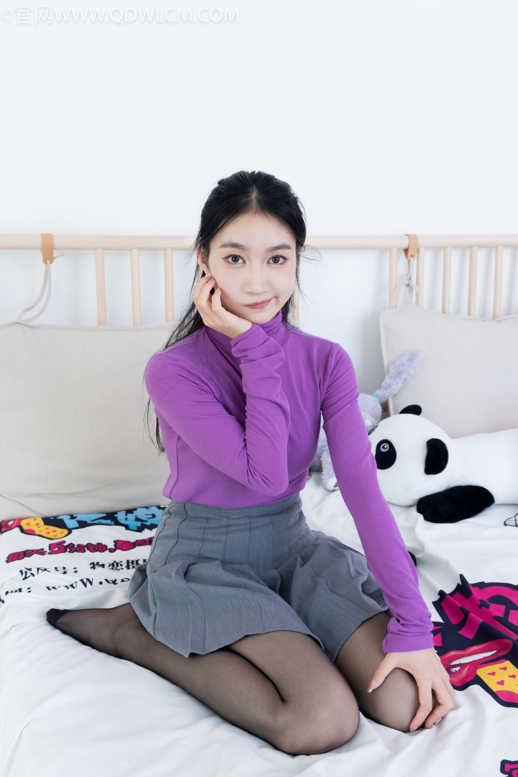 View - 物恋传媒 - Chiness Model  No.2146 小影 -紫色韵味 - 图库库