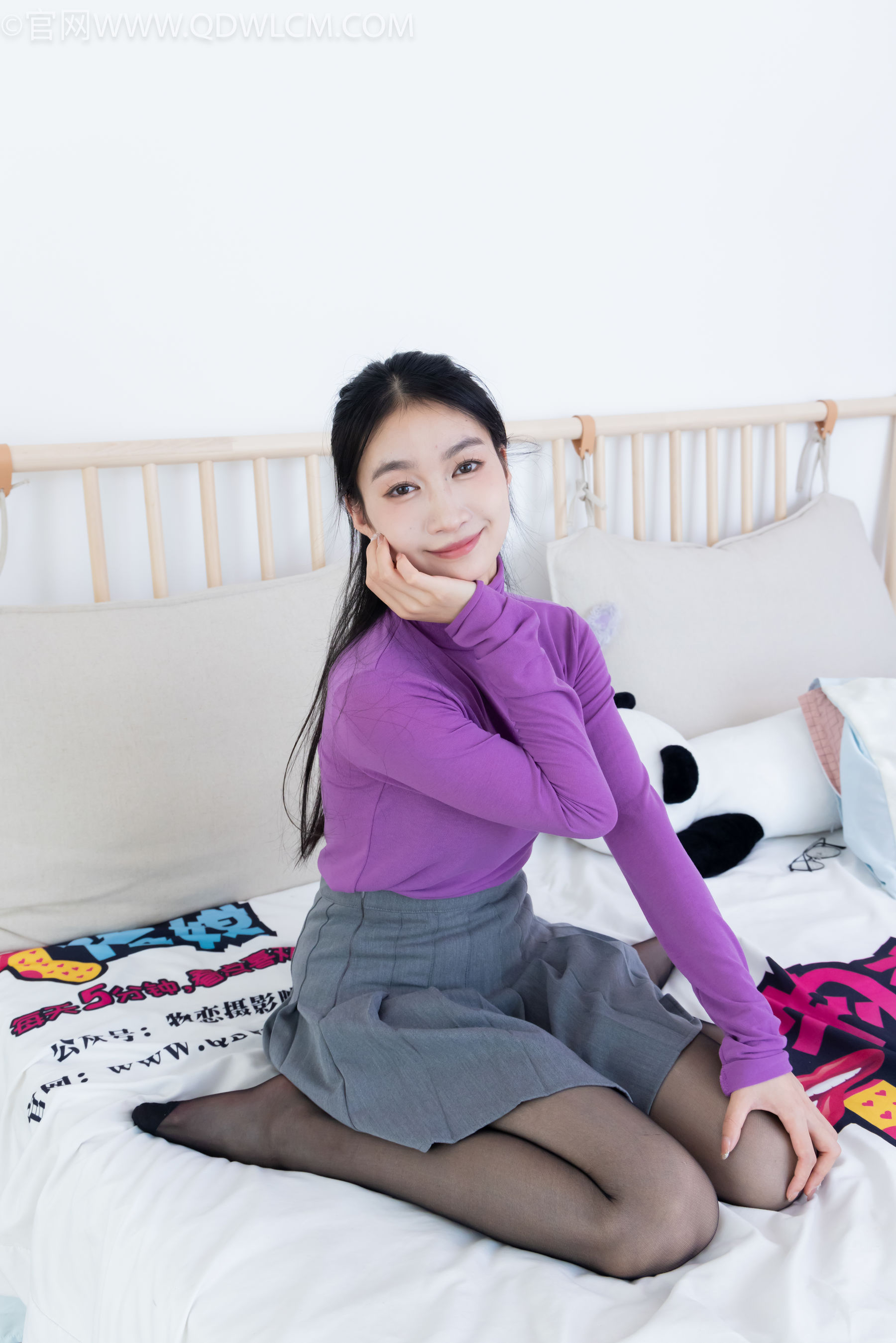 View - 物恋传媒 - Chiness Model  No.2146 小影 -紫色韵味 - 图库库