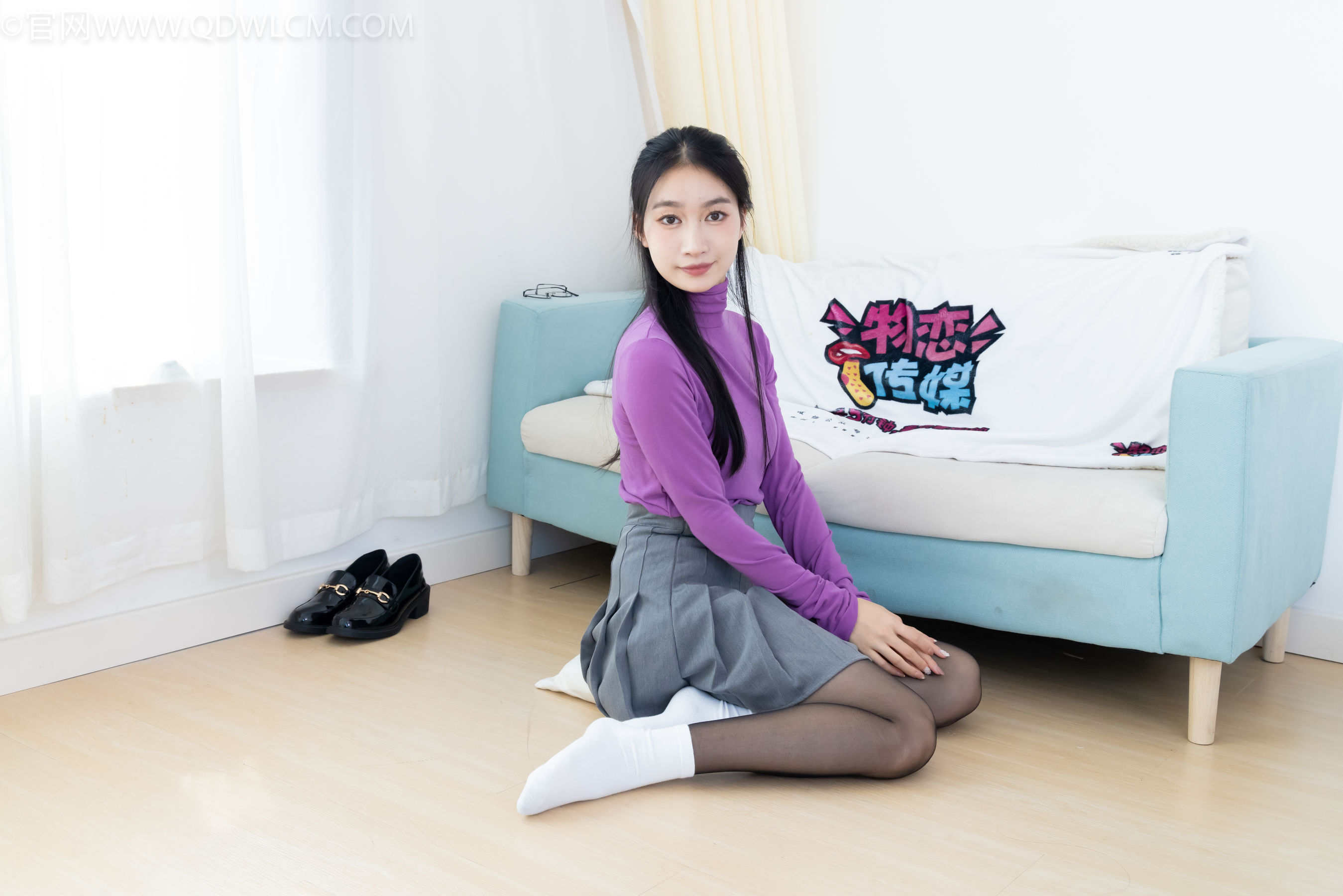 View - 物恋传媒 - Chiness Model  No.2146 小影 -紫色韵味 - 图库库