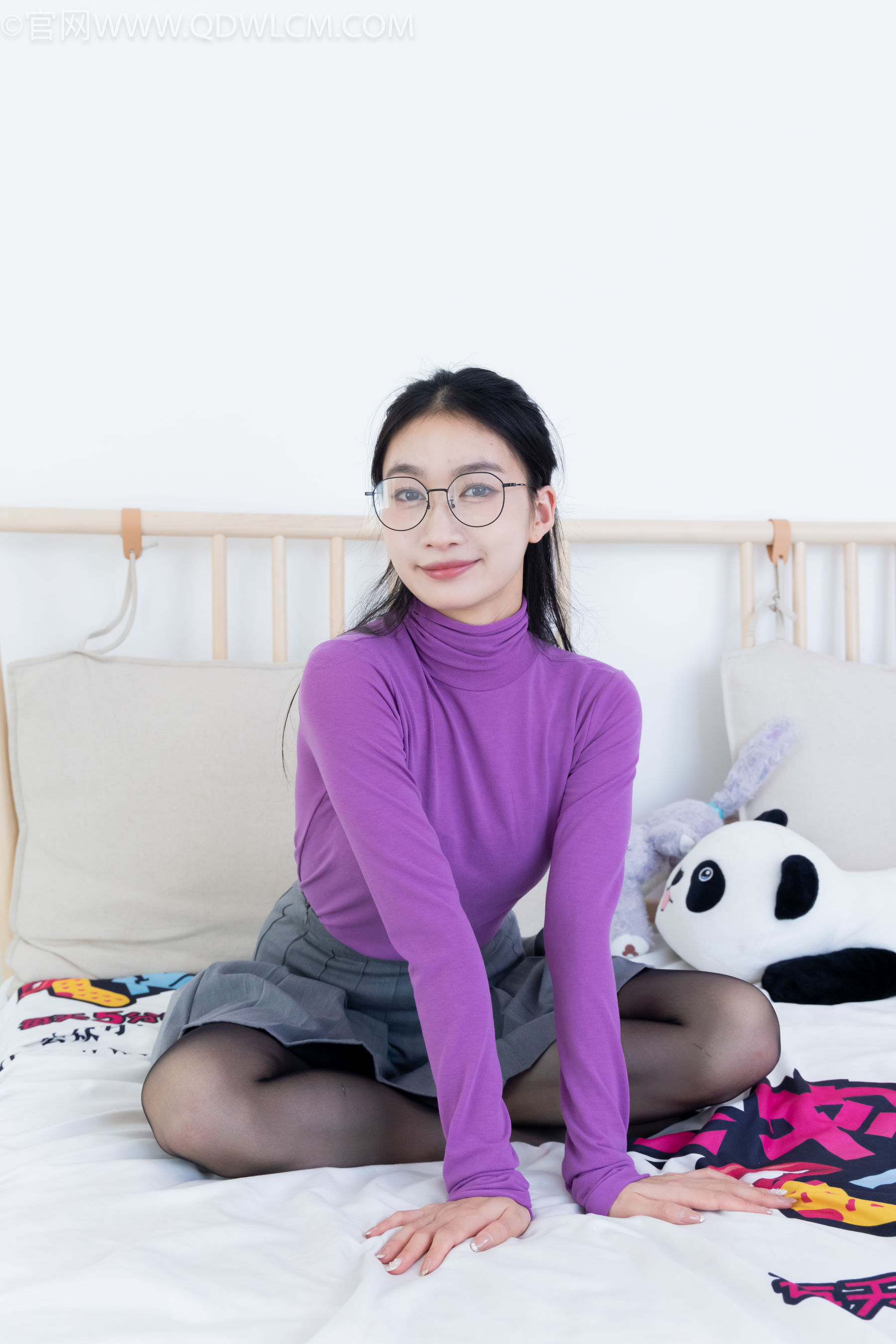 View - 物恋传媒 - Chiness Model  No.2146 小影 -紫色韵味 - 图库库