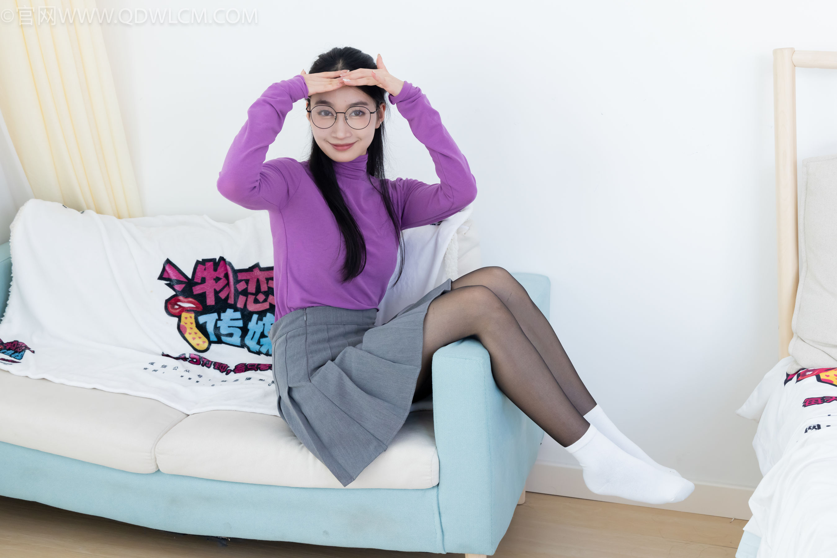 View - 物恋传媒 - Chiness Model  No.2146 小影 -紫色韵味 - 图库库