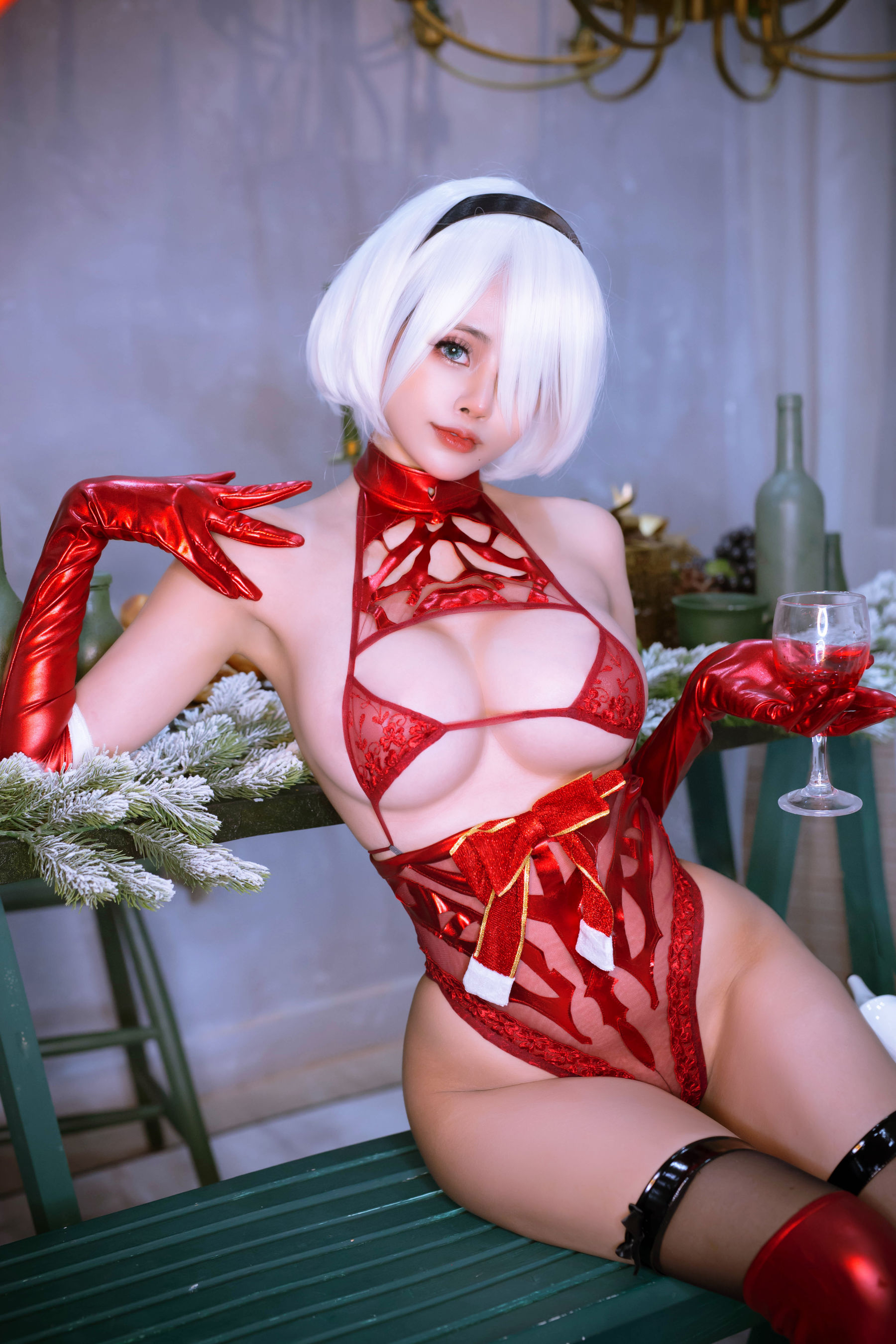 日本性感萝莉Byoru - 2B Christmas/(32P)