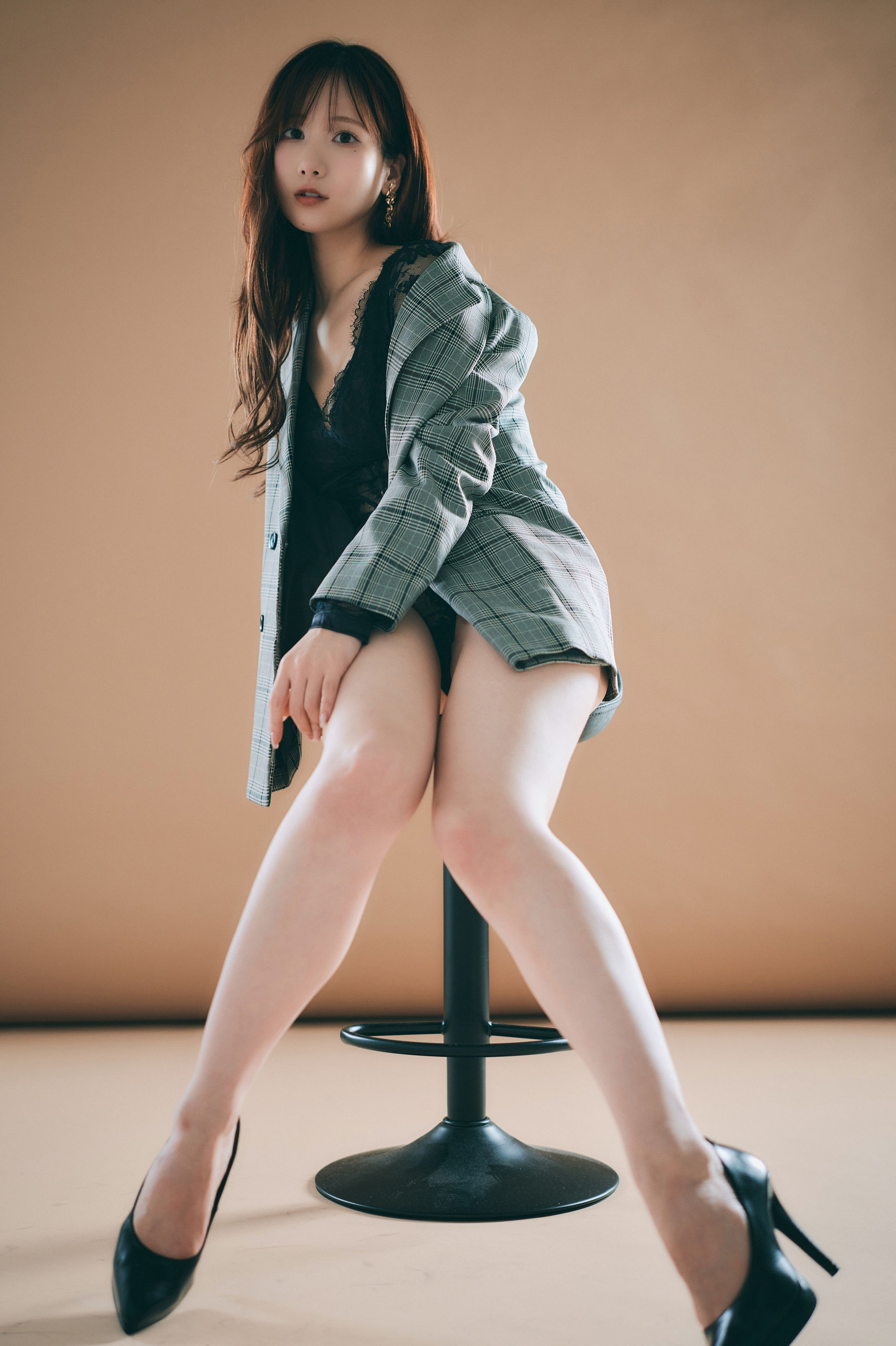 日本甜美COSERけんけん - BLACK LADY/(52P)