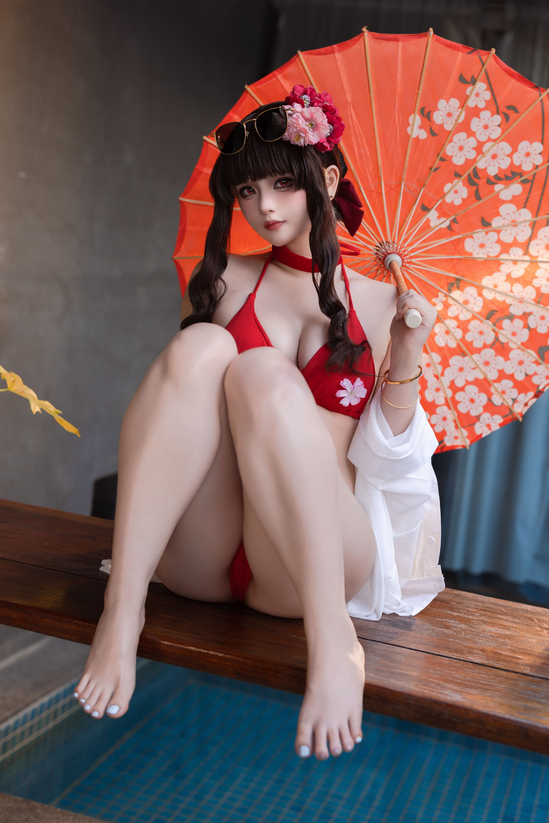 屿鱼 - 樱花泳装/(76P)