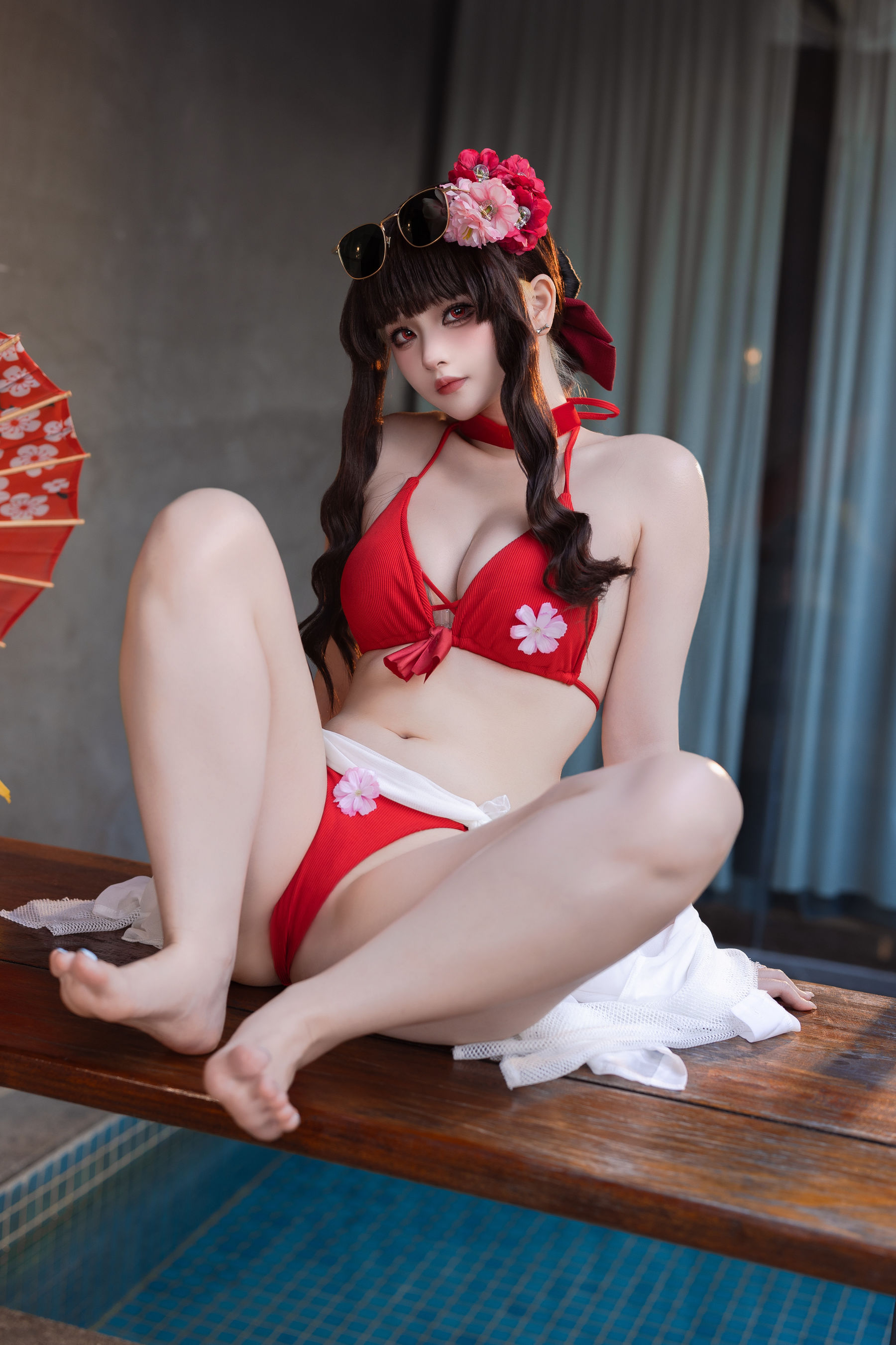屿鱼 - 樱花泳装/(76P)