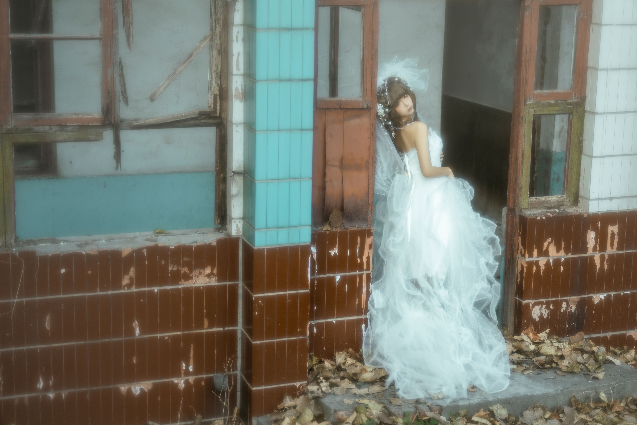 动漫博主蠢沫沫 - 婚纱/(61P)