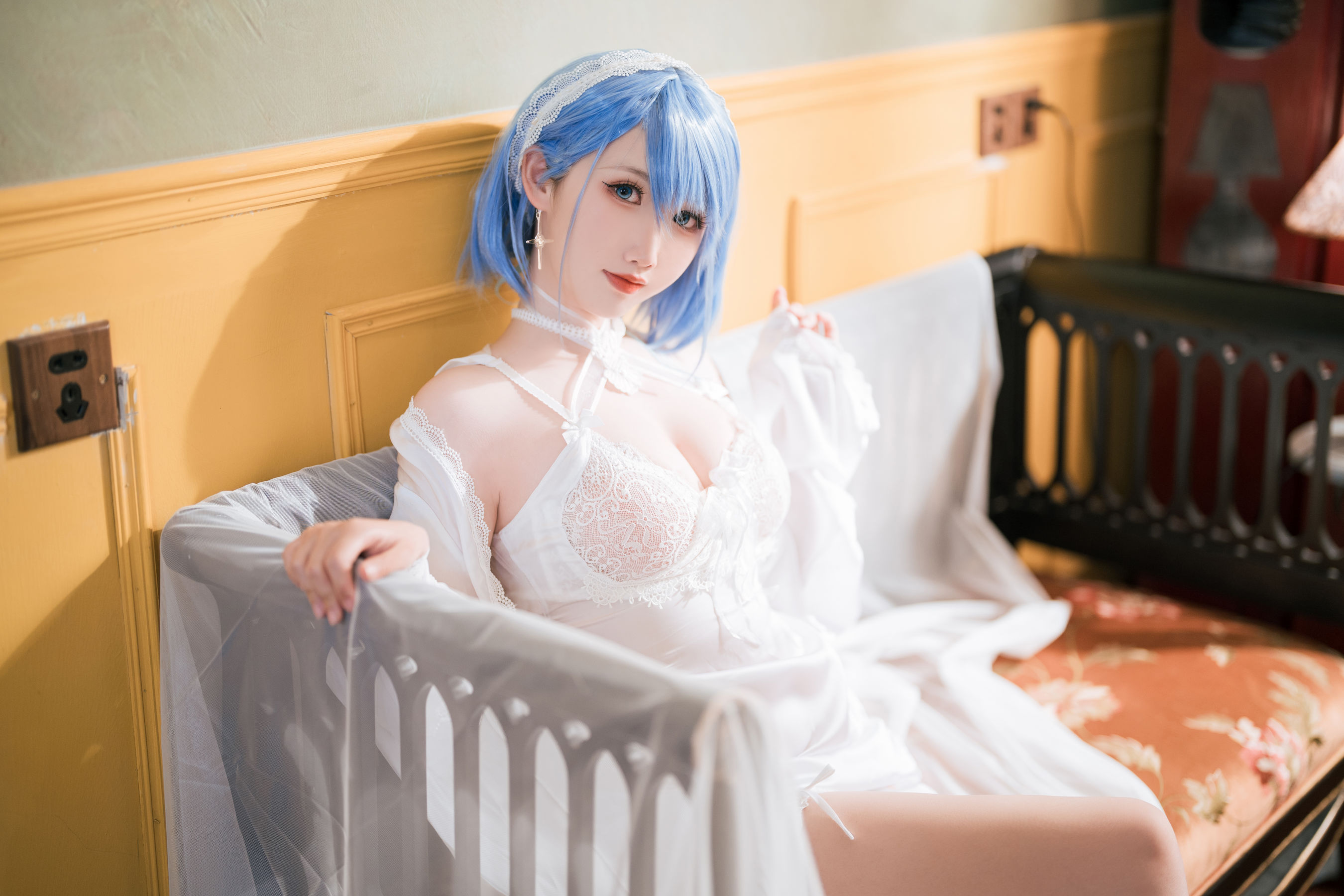 可爱人气Coser 面饼仙儿 - 碧蓝航线 恰巴耶夫睡衣/(43P)