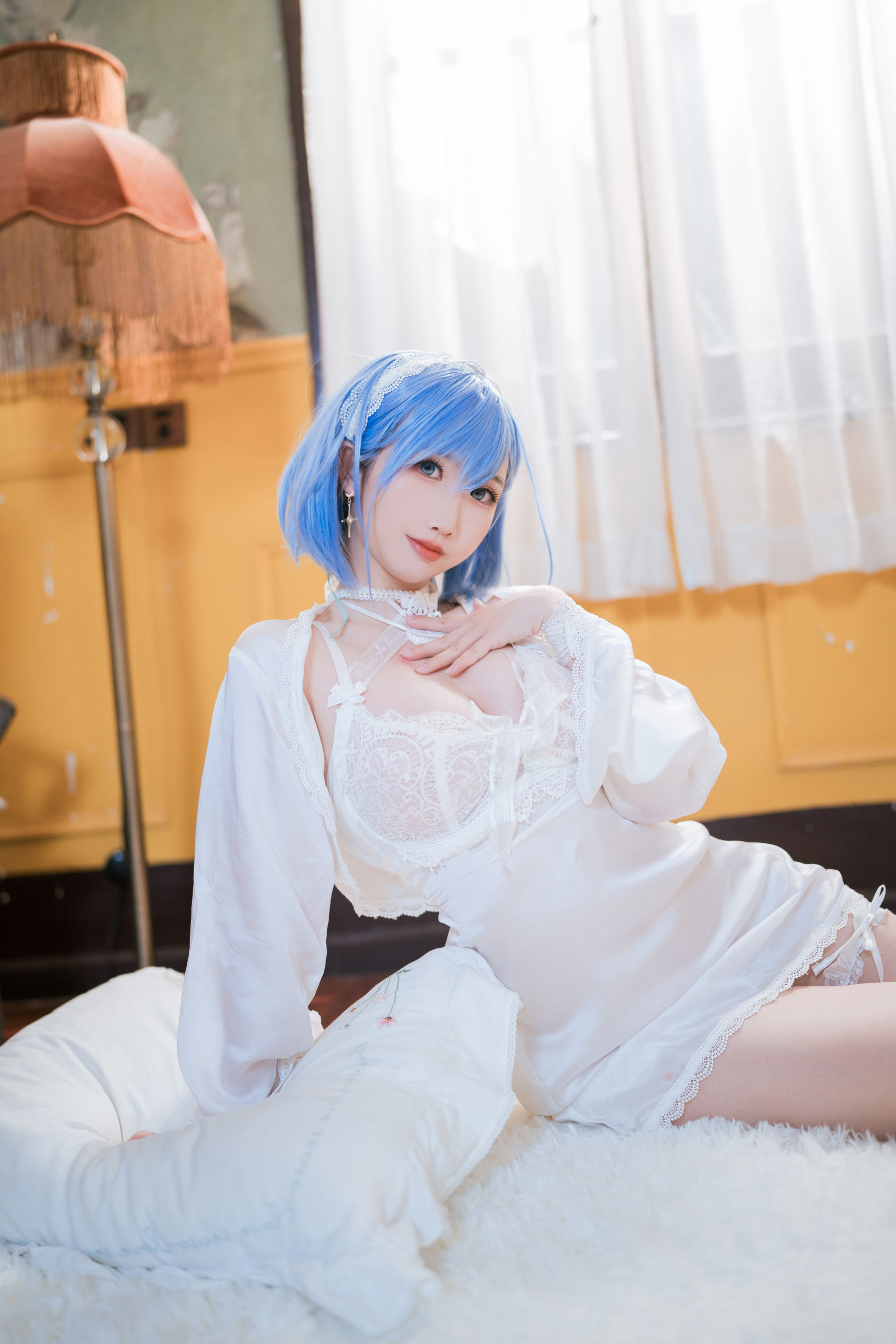 可爱人气Coser 面饼仙儿 - 碧蓝航线 恰巴耶夫睡衣/(43P)