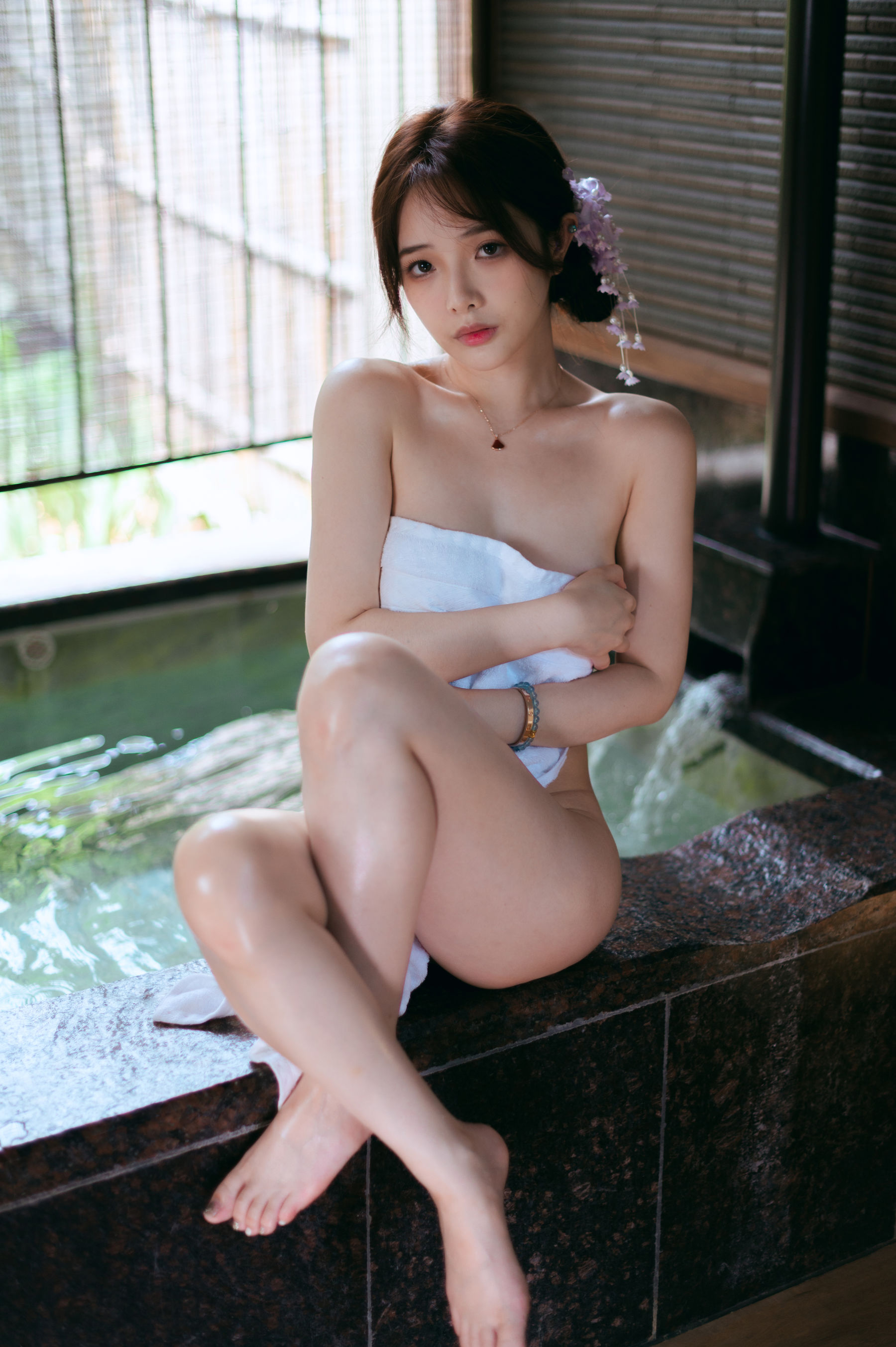 动漫博主雯妹 - 和风庭院/(68P)