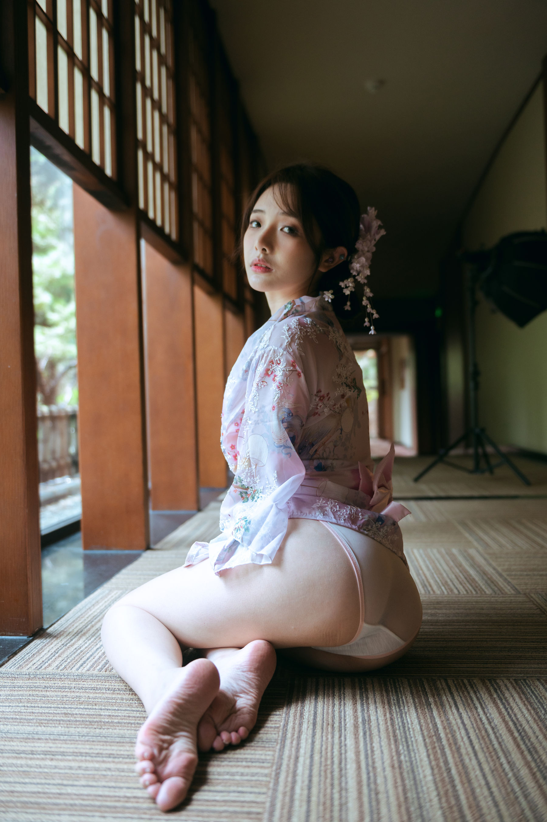 动漫博主雯妹 - 和风庭院/(68P)