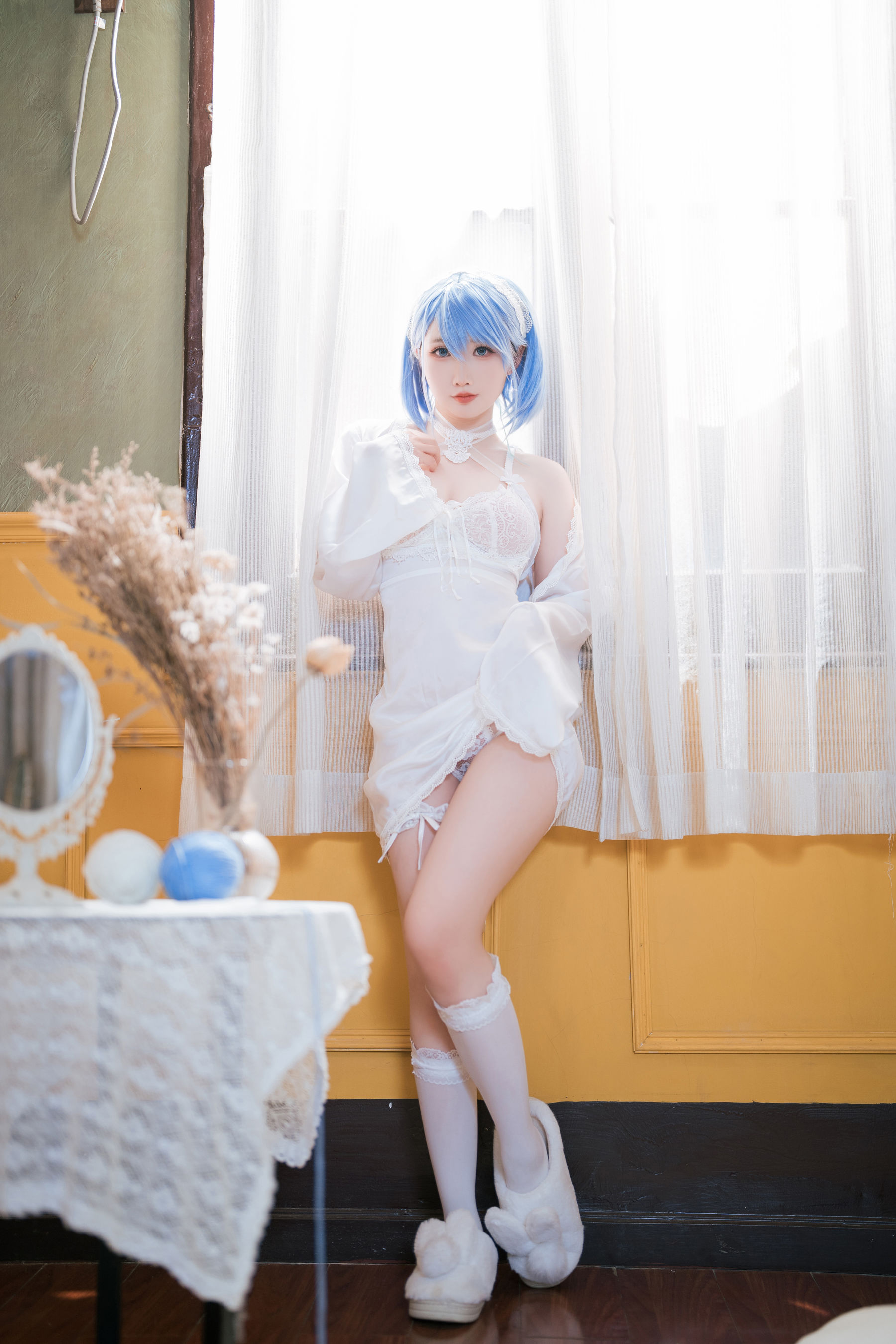 可爱人气Coser 面饼仙儿 - 碧蓝航线 恰巴耶夫睡衣/(43P)