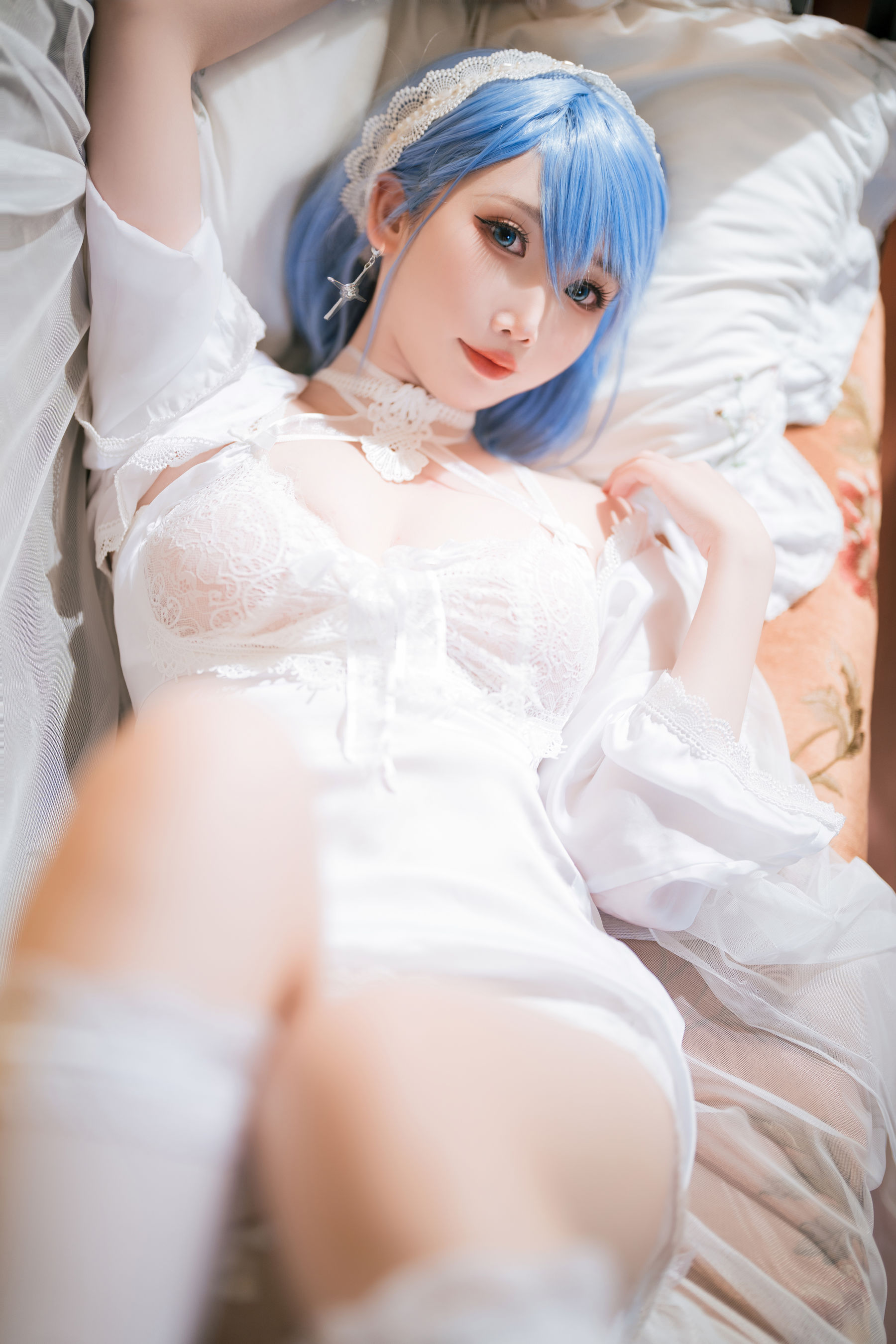 可爱人气Coser 面饼仙儿 - 碧蓝航线 恰巴耶夫睡衣/(43P)