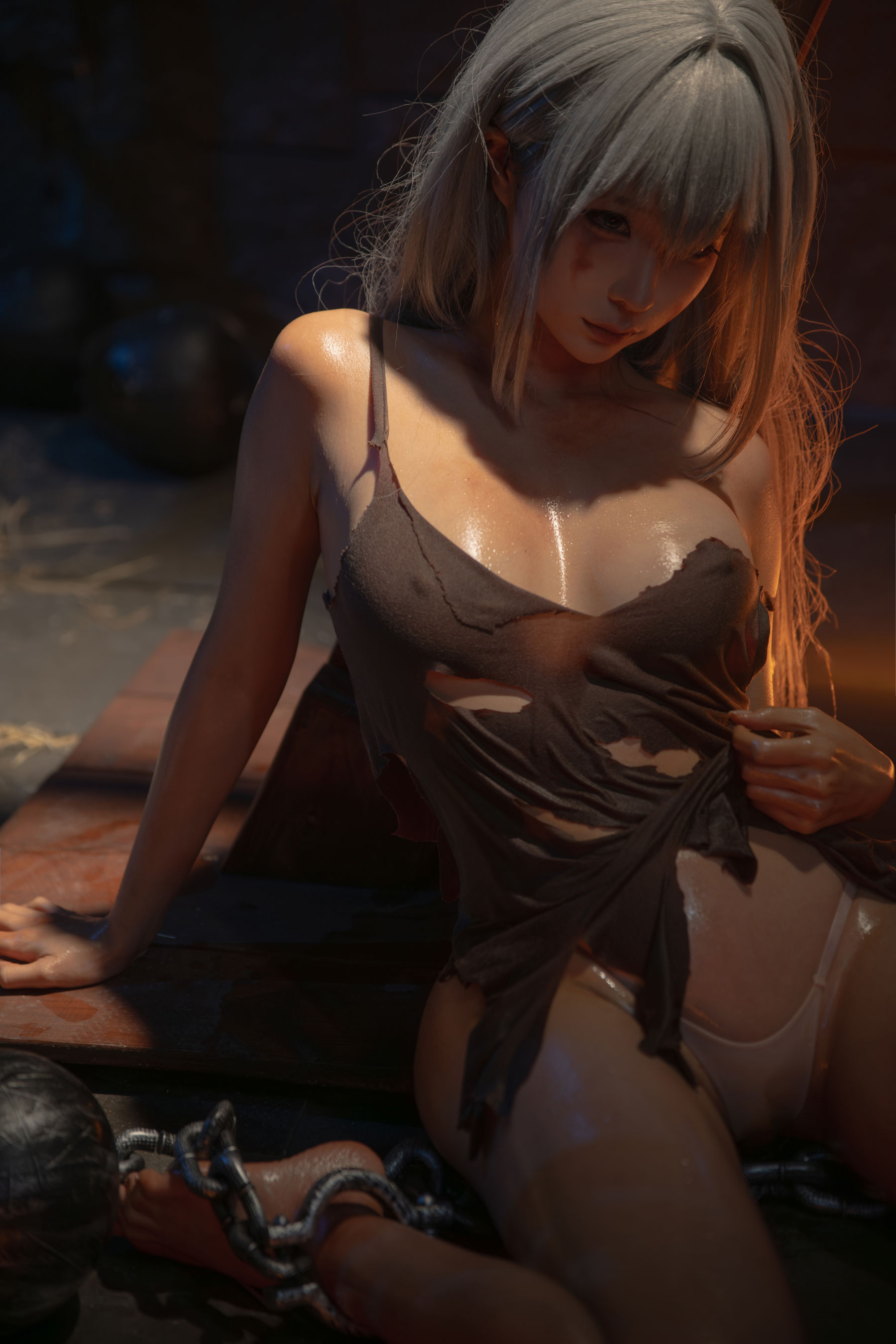 动漫博主蠢沫沫 - 奴隶少女希尔薇/(83P)