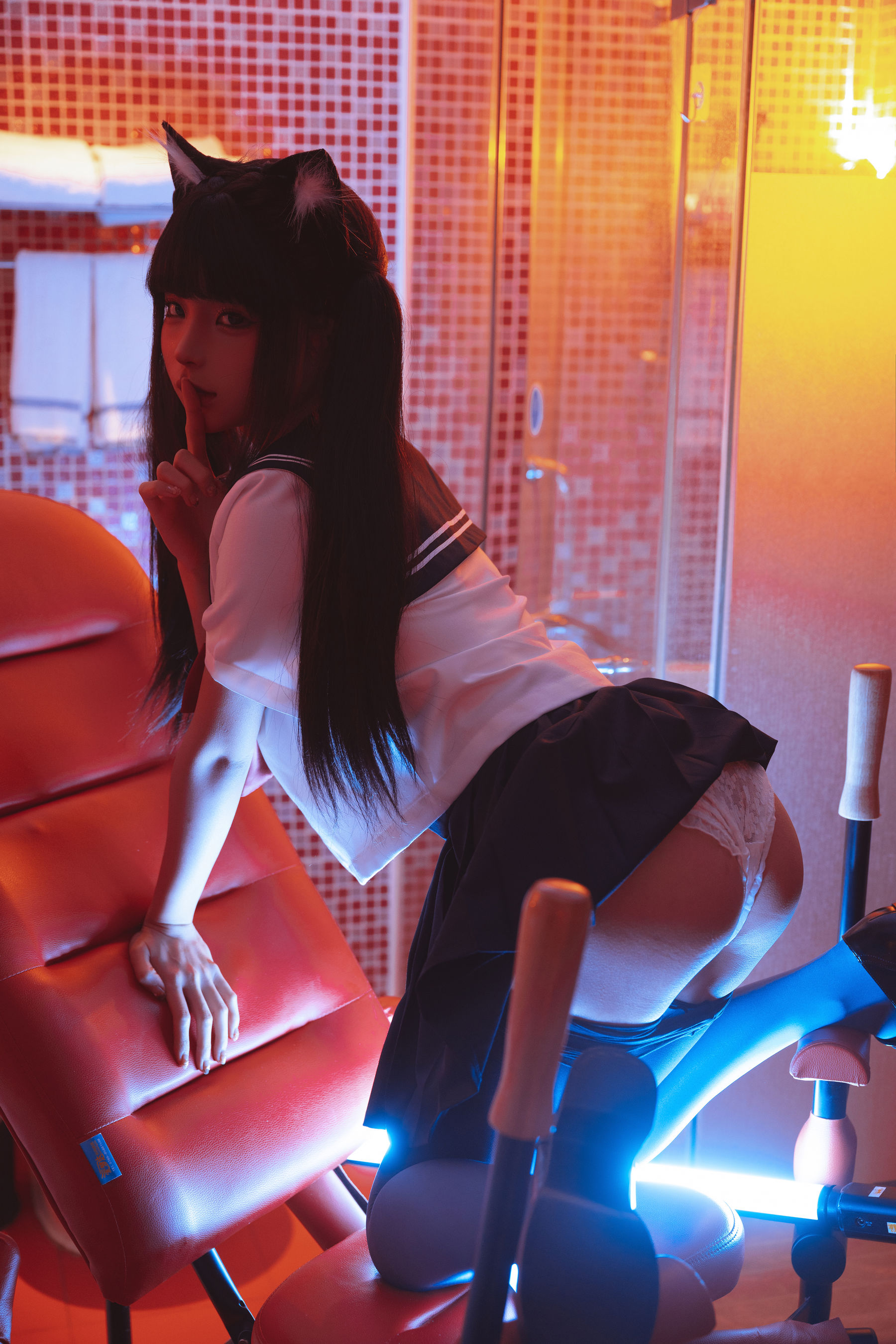 动漫博主蠢沫沫 - 另一面/(57P)