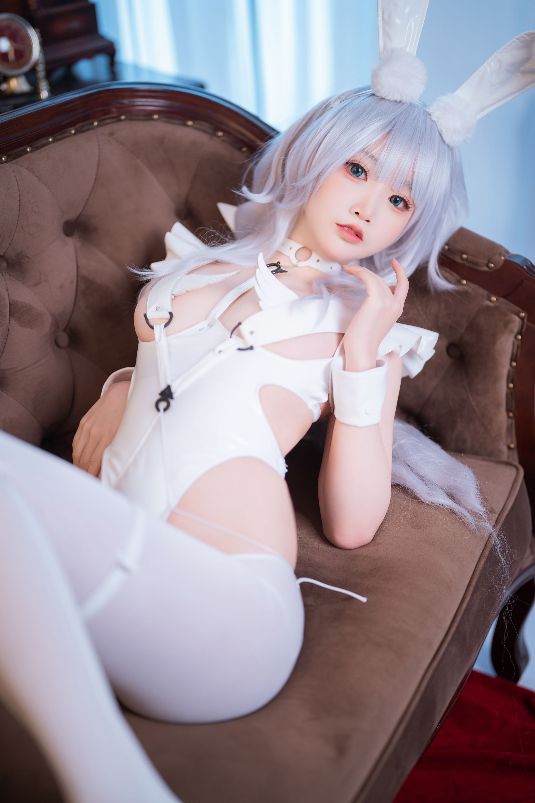 可爱人气Coser 面饼仙儿 - 碧蓝航线 恶毒兔女郎/(16P)