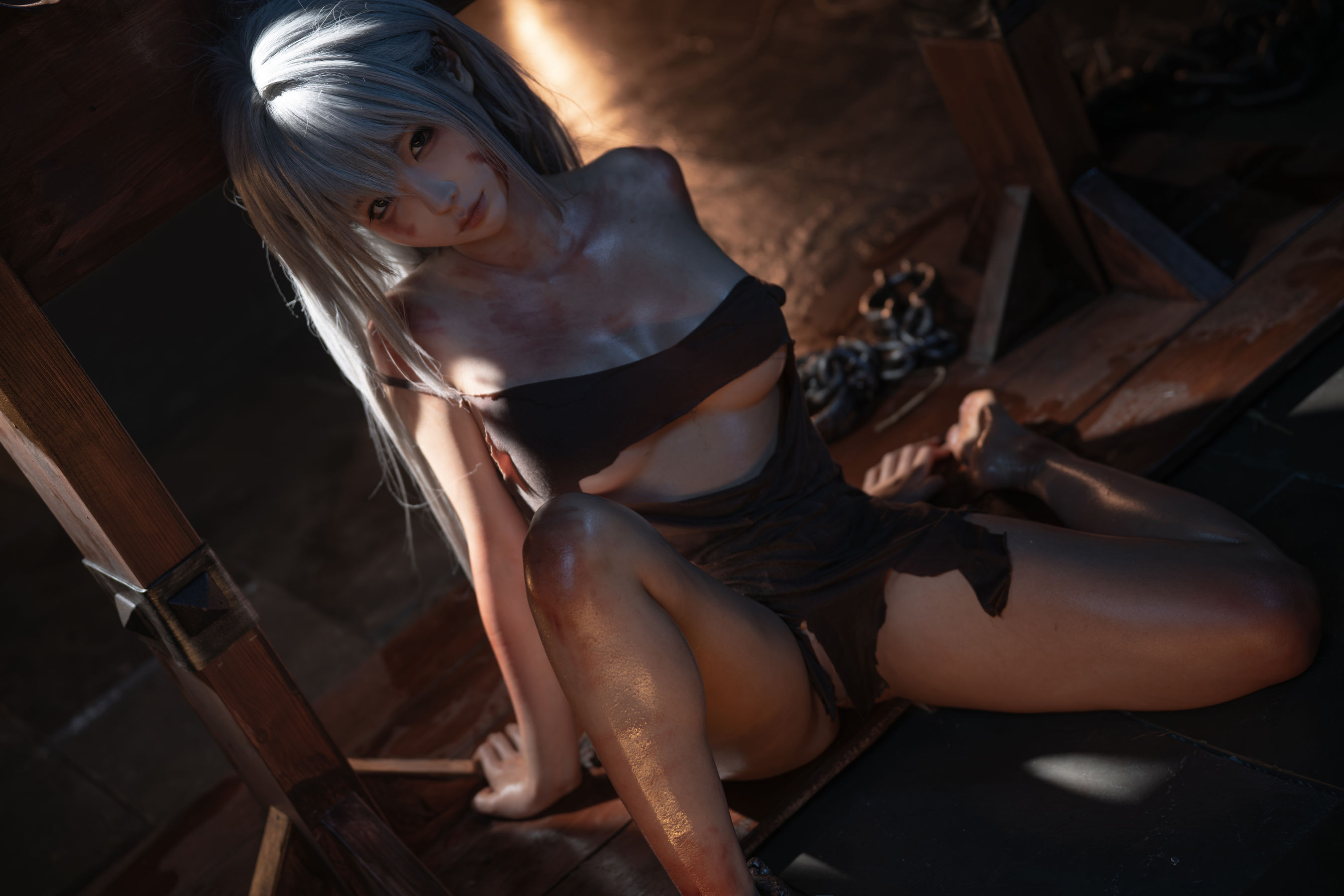 动漫博主蠢沫沫 - 奴隶少女希尔薇/(83P)