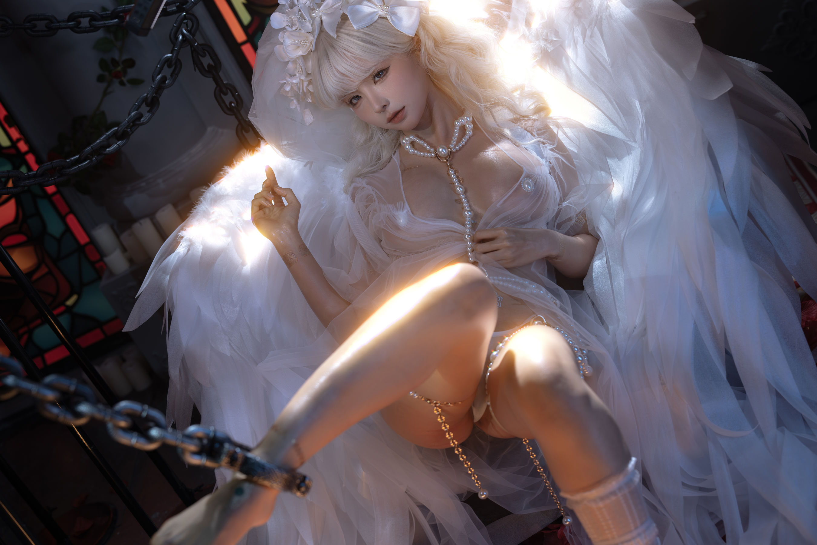 动漫博主蠢沫沫 - 坠天使/(81P)