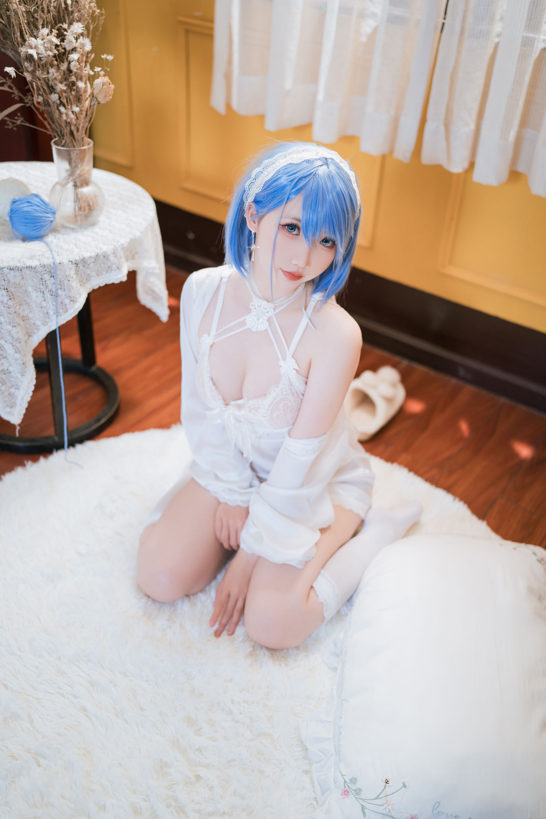 可爱人气Coser 面饼仙儿 - 碧蓝航线 恰巴耶夫睡衣/(43P)