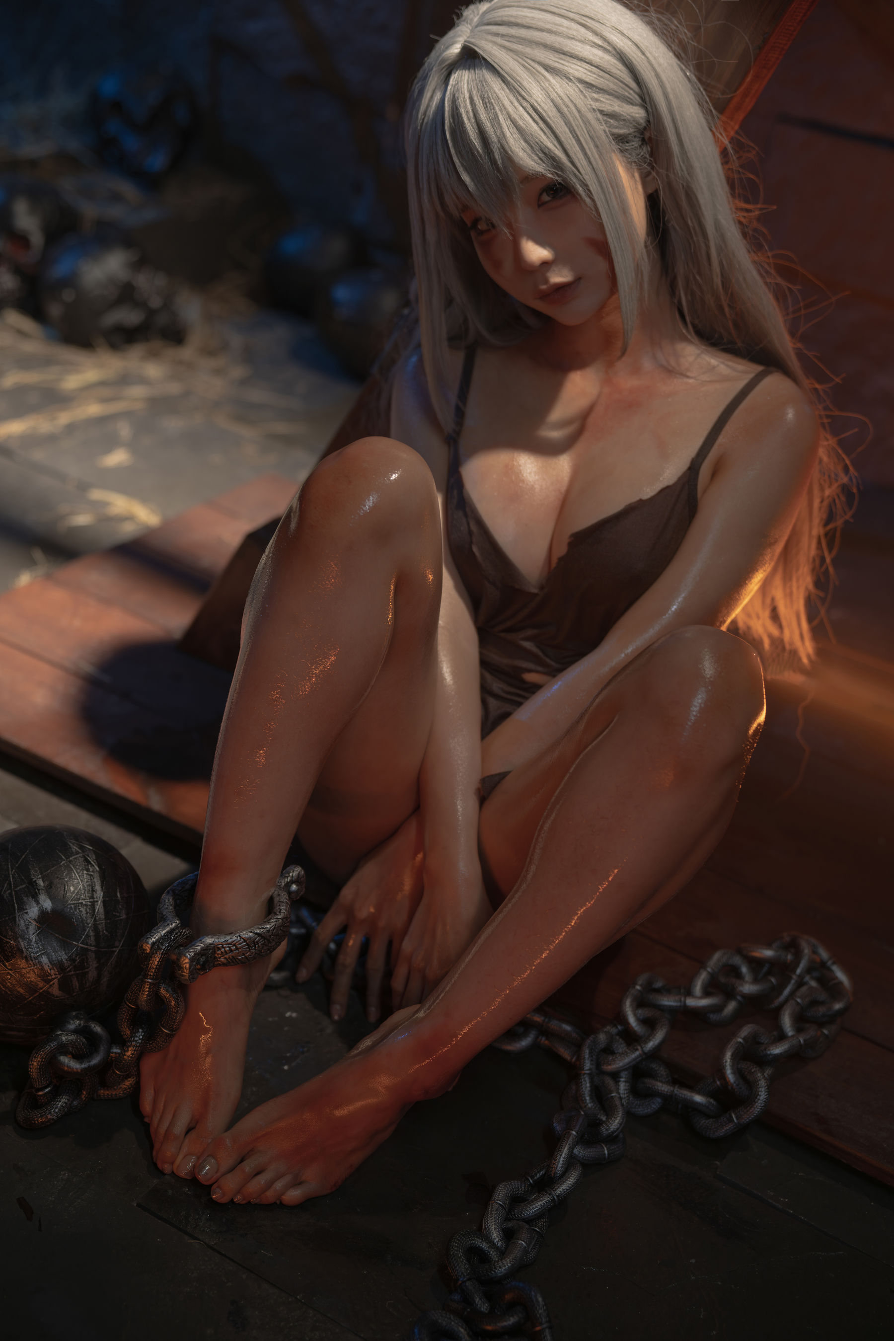 动漫博主蠢沫沫 - 奴隶少女希尔薇/(83P)