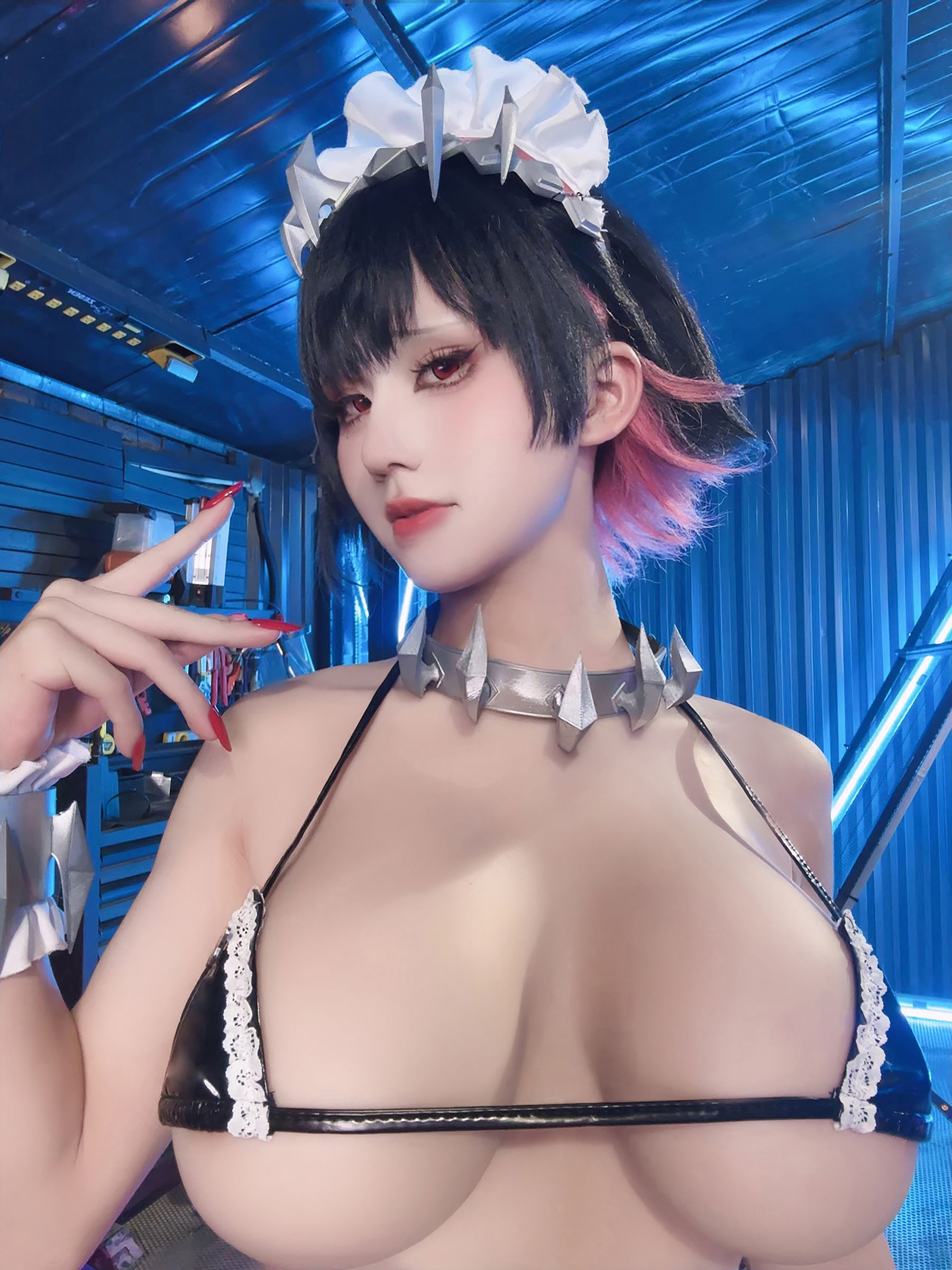 动漫博主桜满三时 - 绝区零 艾莲乔 女仆比基尼/(21P)