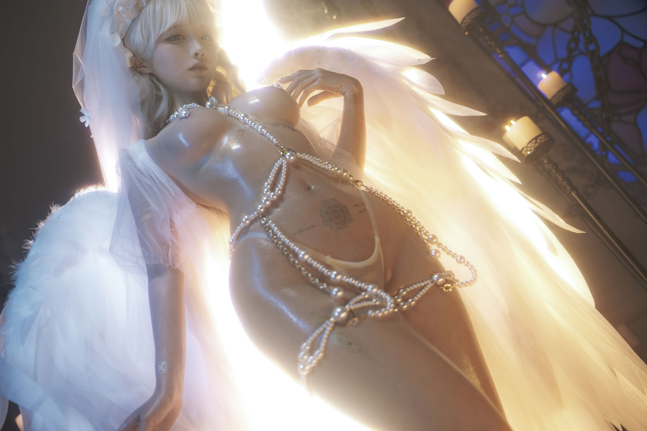 动漫博主蠢沫沫 - 坠天使/(81P)