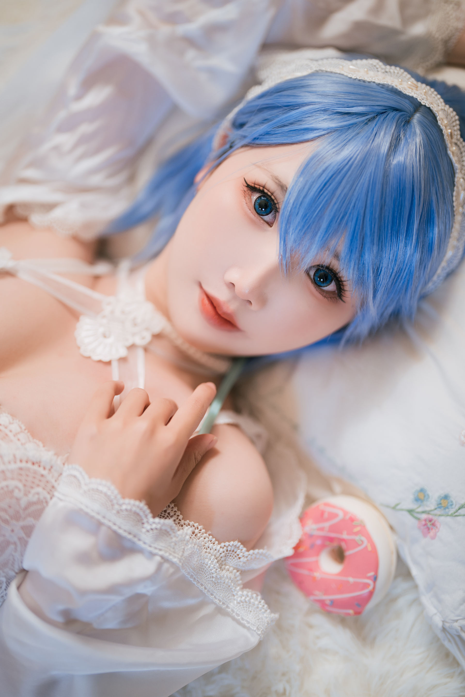可爱人气Coser 面饼仙儿 - 碧蓝航线 恰巴耶夫睡衣/(43P)