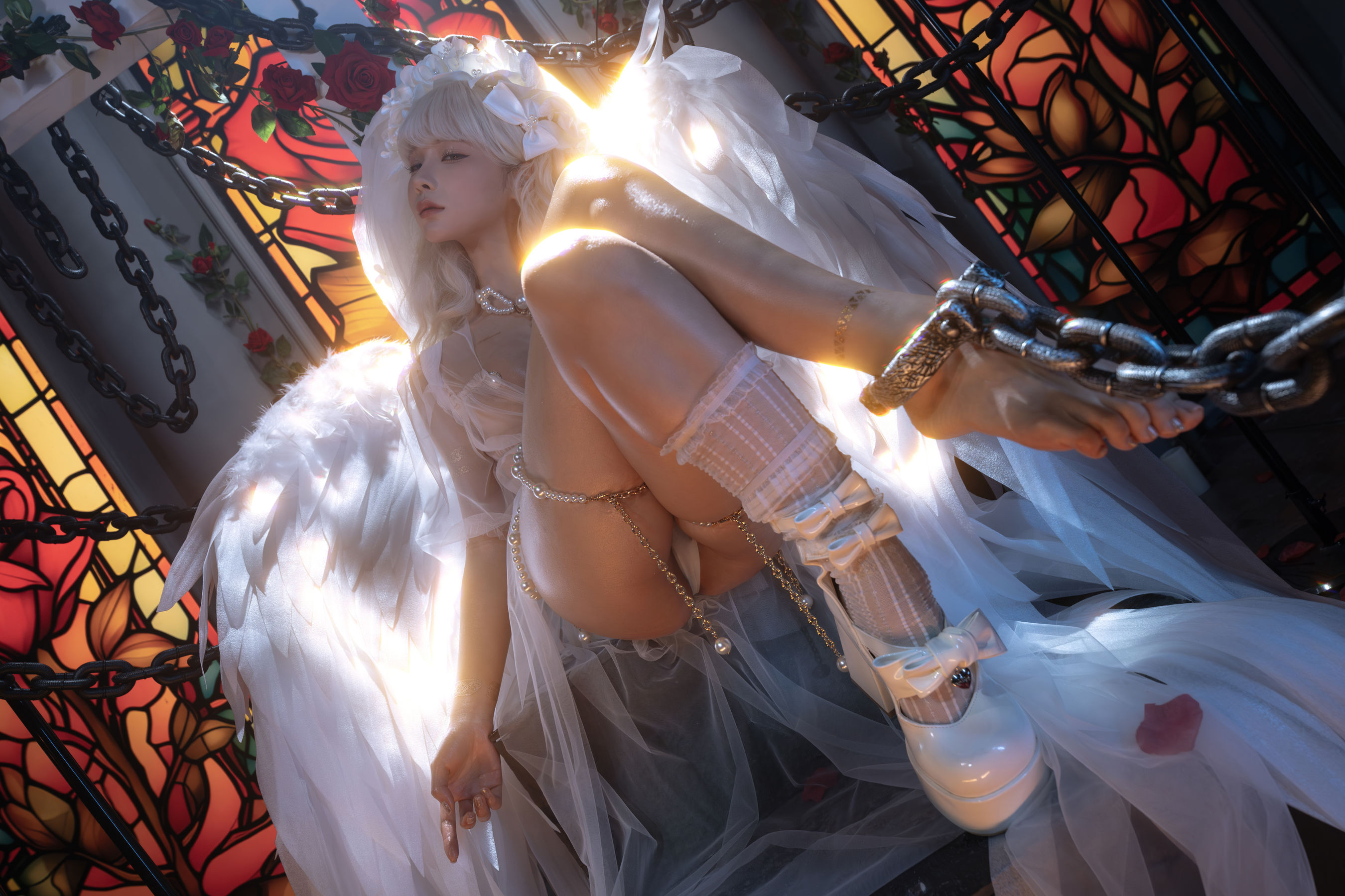 动漫博主蠢沫沫 - 坠天使/(81P)