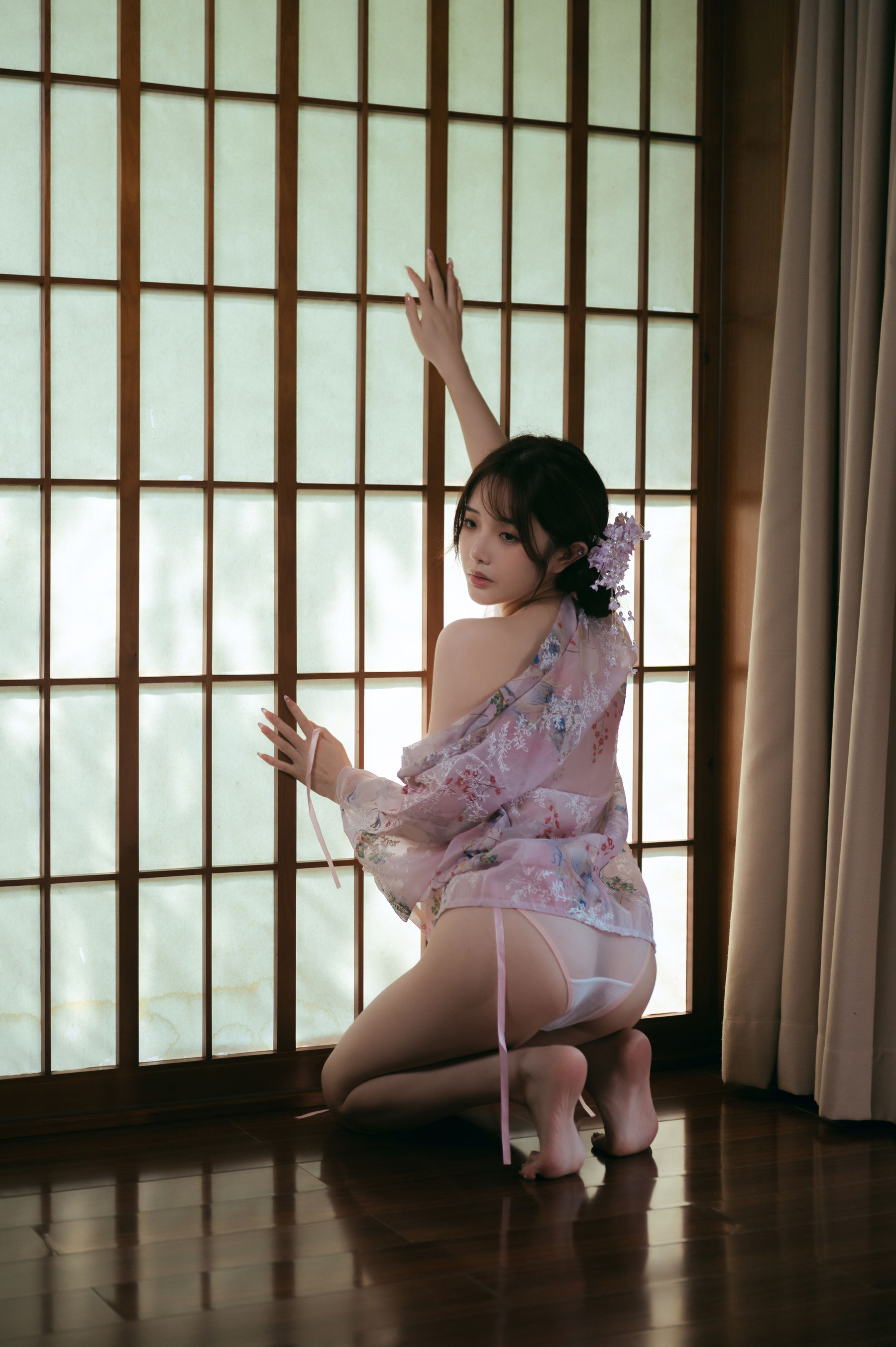 动漫博主雯妹 - 和风庭院/(68P)