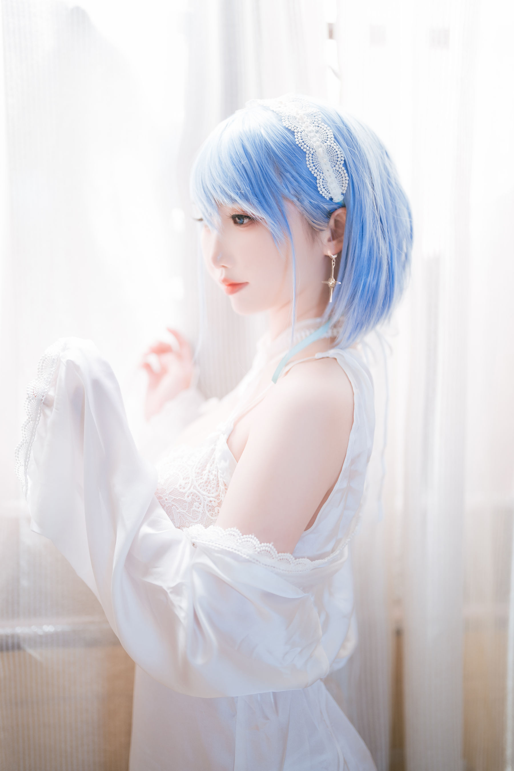 可爱人气Coser 面饼仙儿 - 碧蓝航线 恰巴耶夫睡衣/(43P)