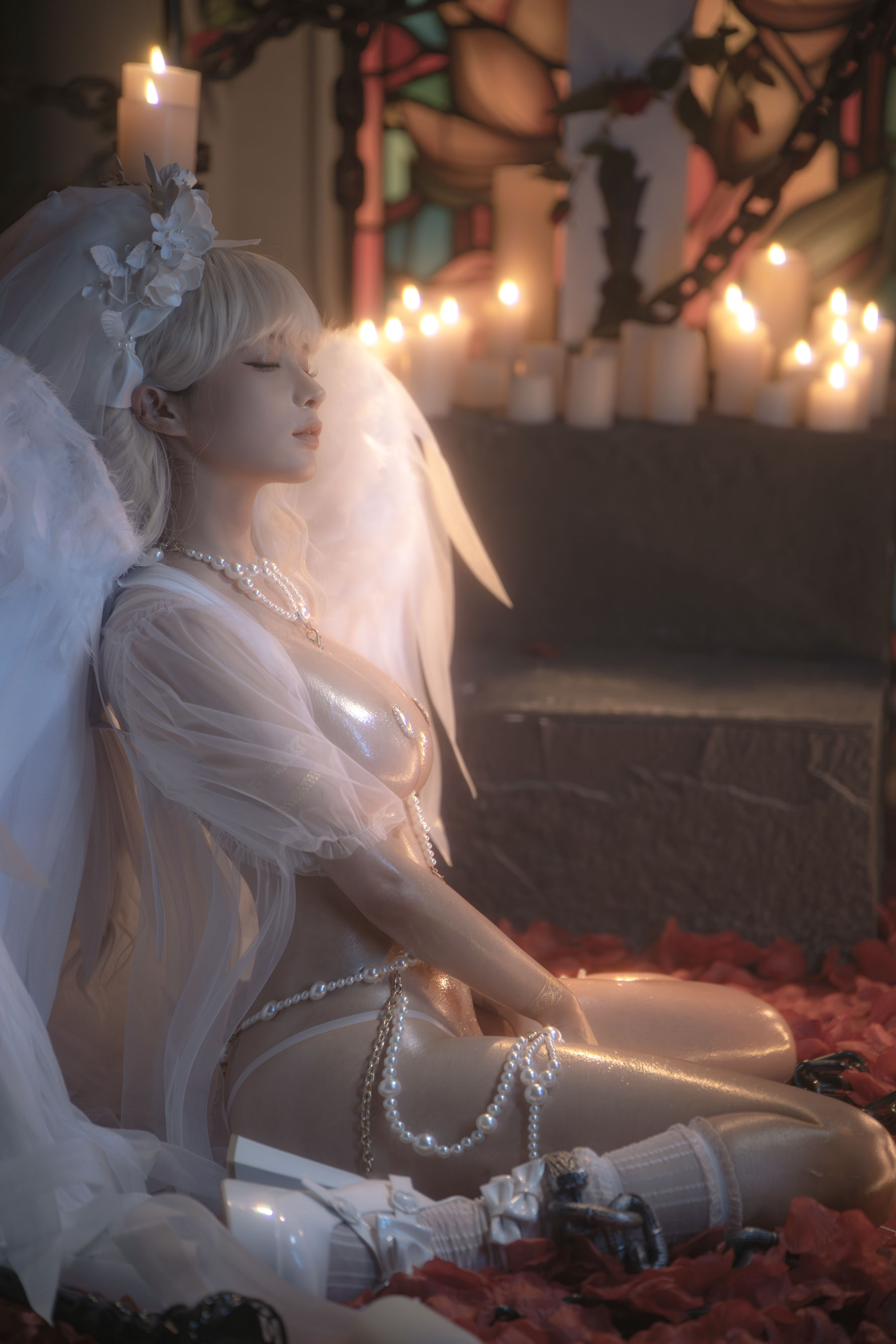 动漫博主蠢沫沫 - 坠天使/(81P)