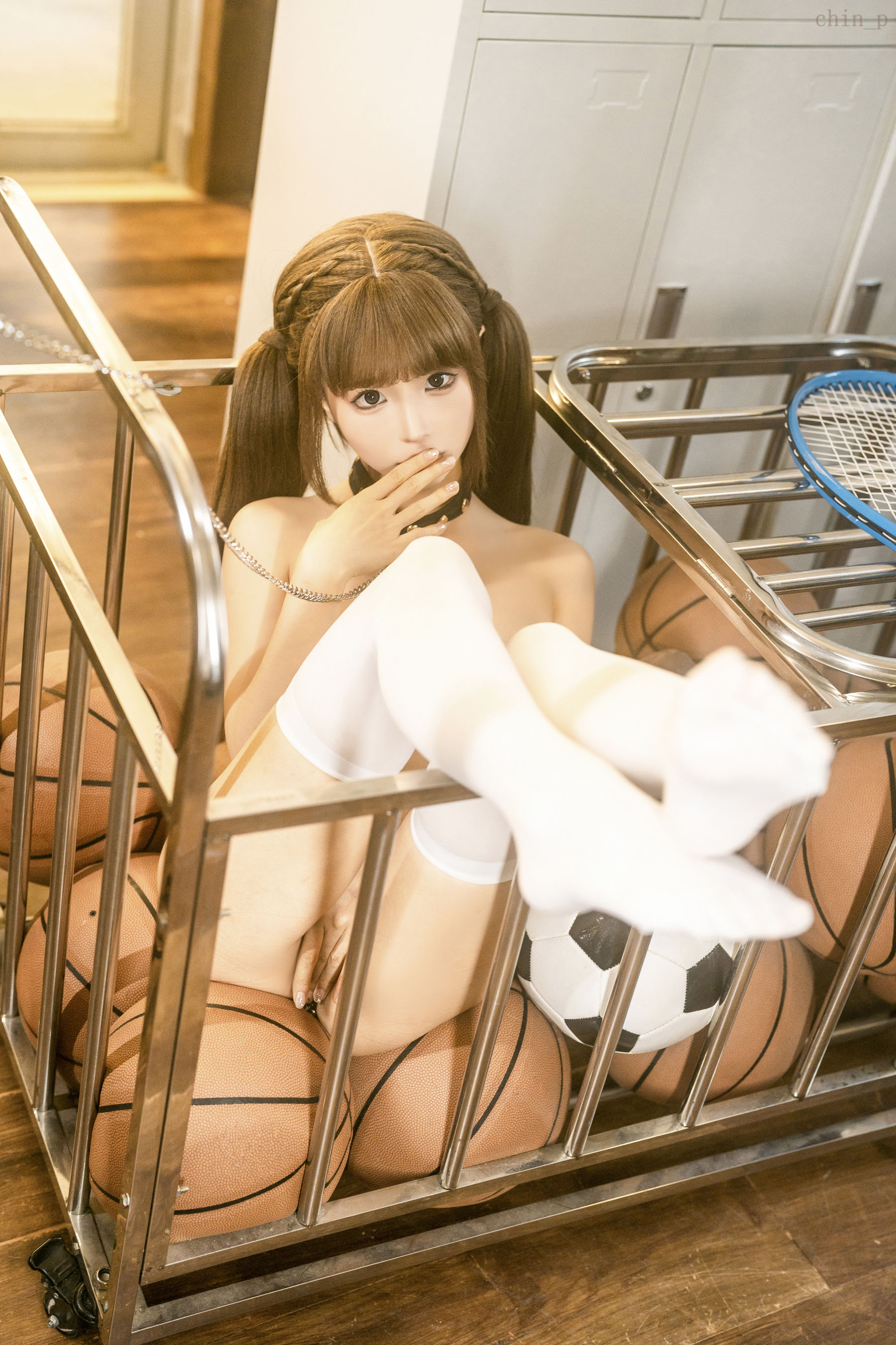 动漫博主蠢沫沫 - 体操室/(104P)