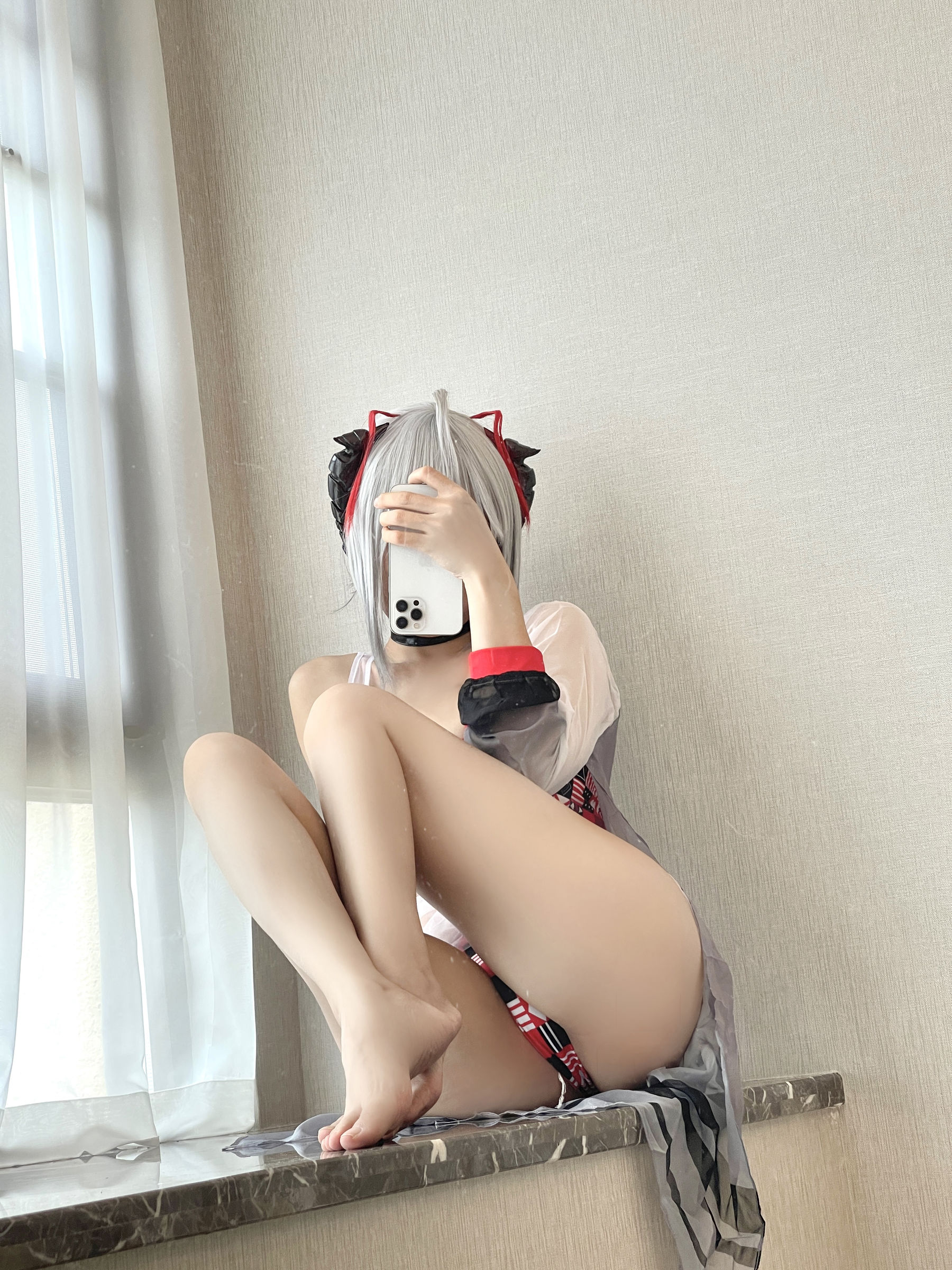 动漫博主小仓千代w - 明日方舟 W泳装/(21P)