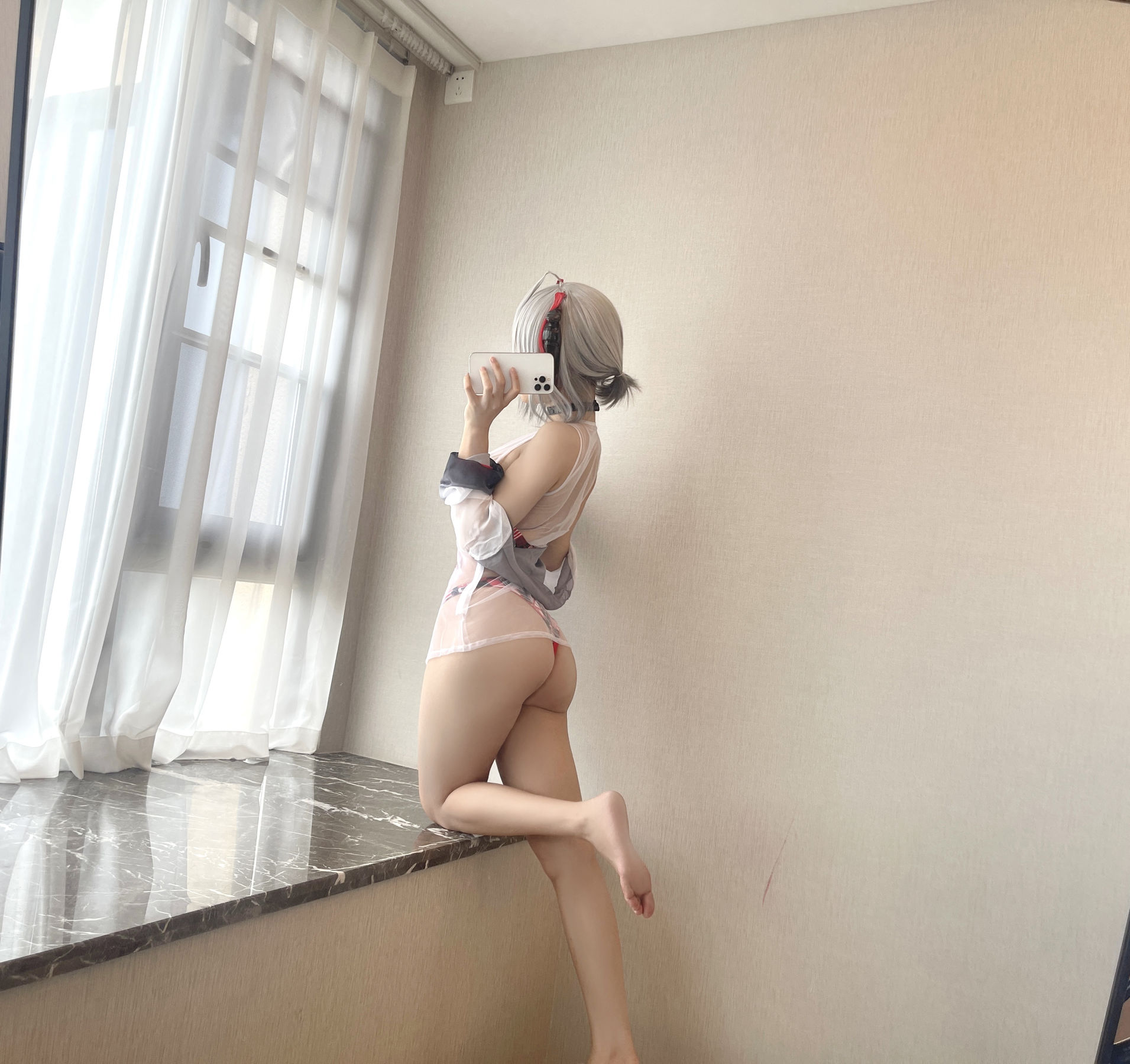 动漫博主小仓千代w - 明日方舟 W泳装/(21P)