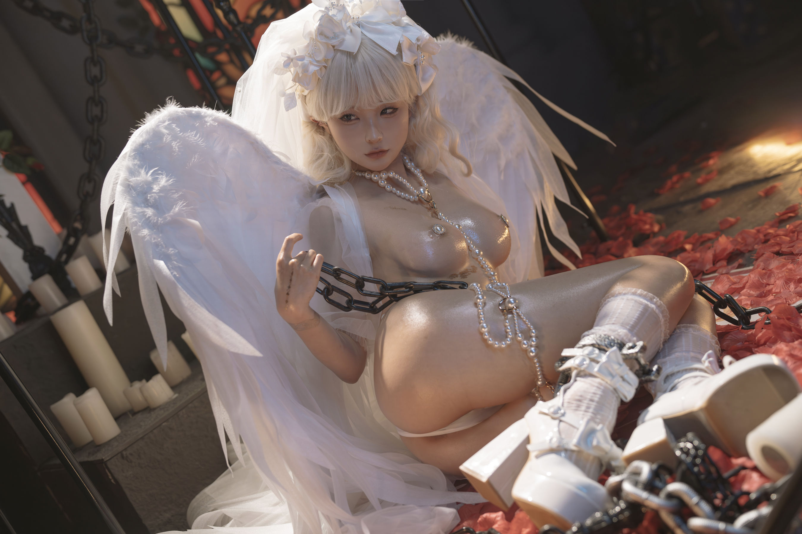 动漫博主蠢沫沫 - 坠天使/(81P)