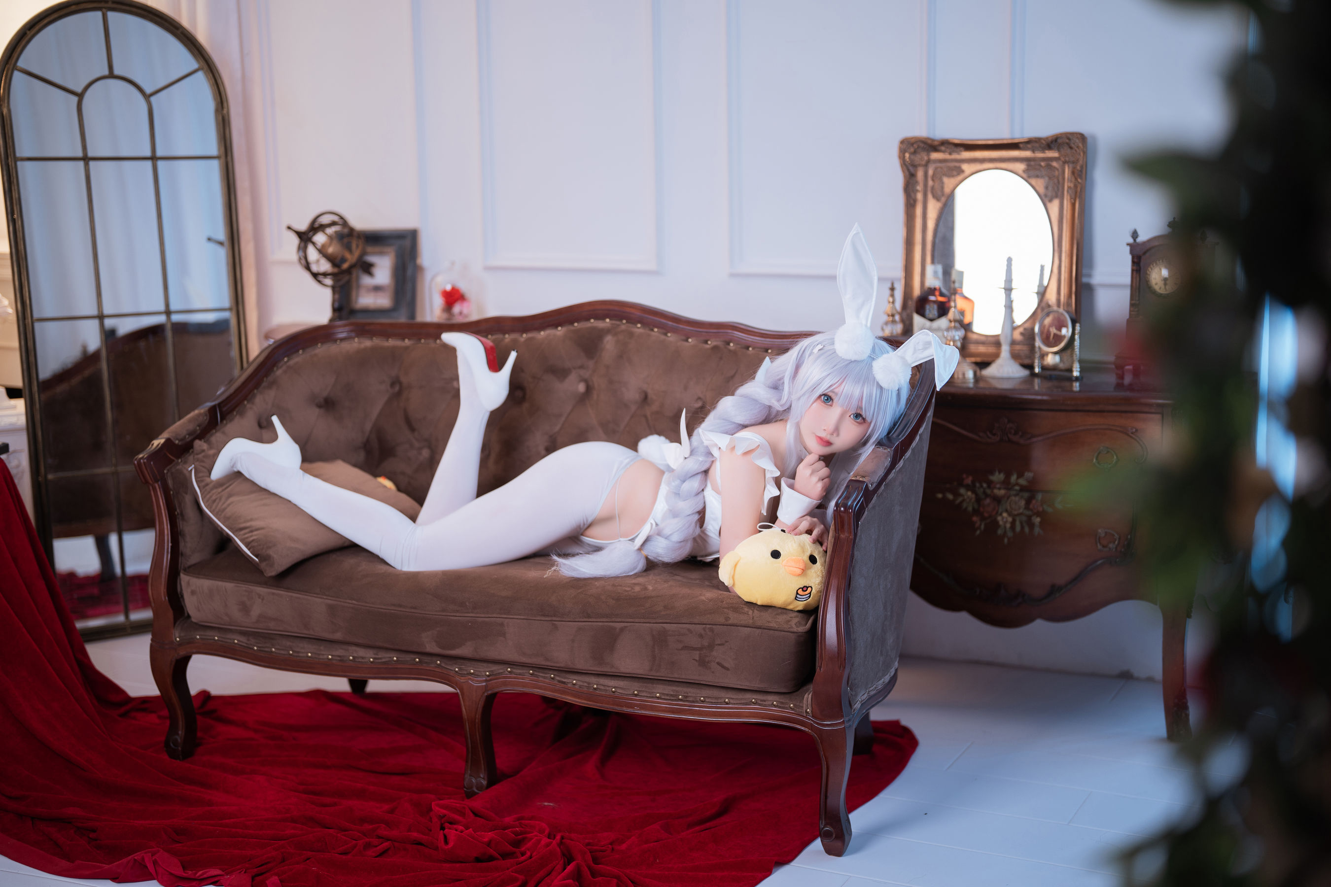 可爱人气Coser 面饼仙儿 - 碧蓝航线 恶毒兔女郎/(16P)