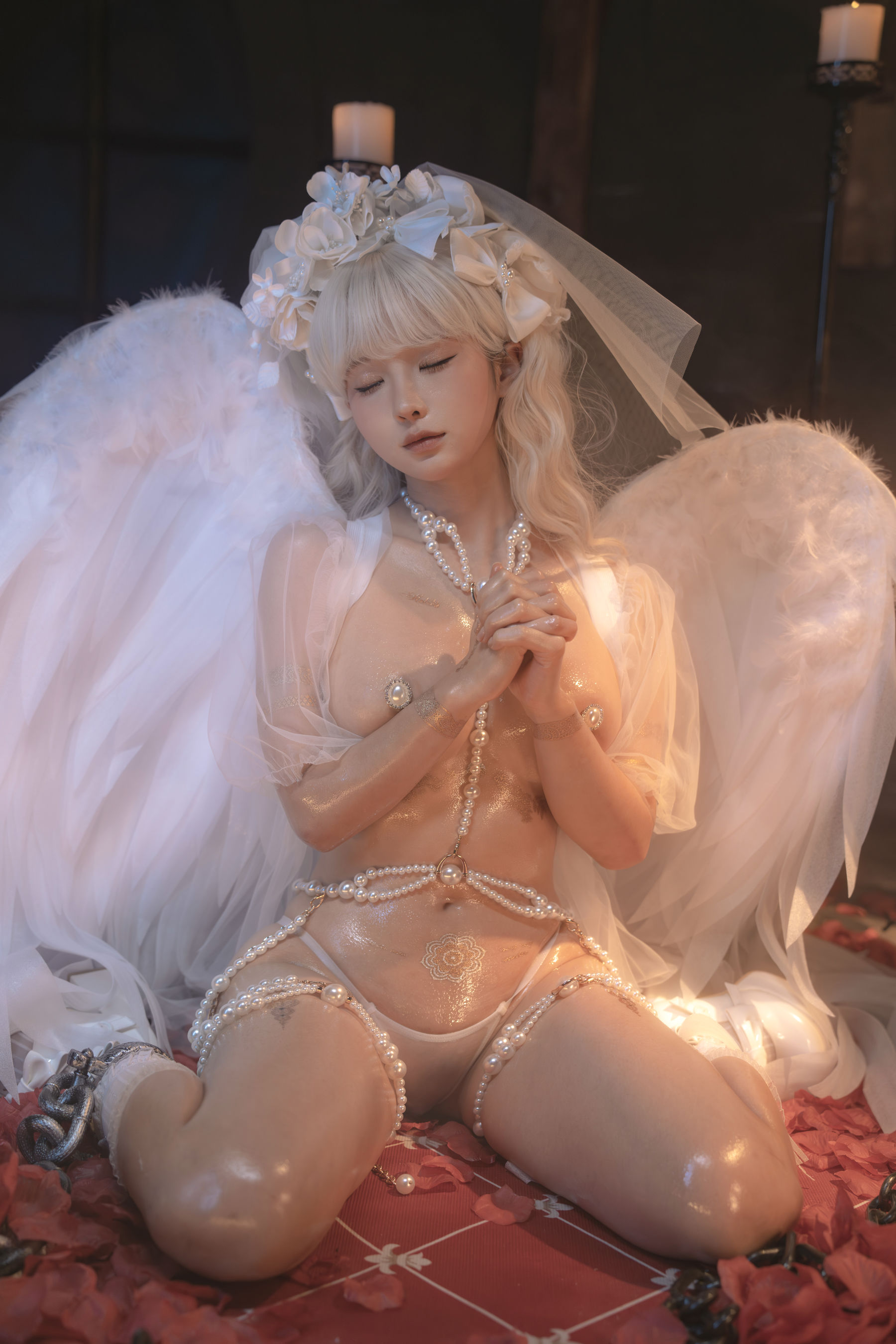 动漫博主蠢沫沫 - 坠天使/(81P)