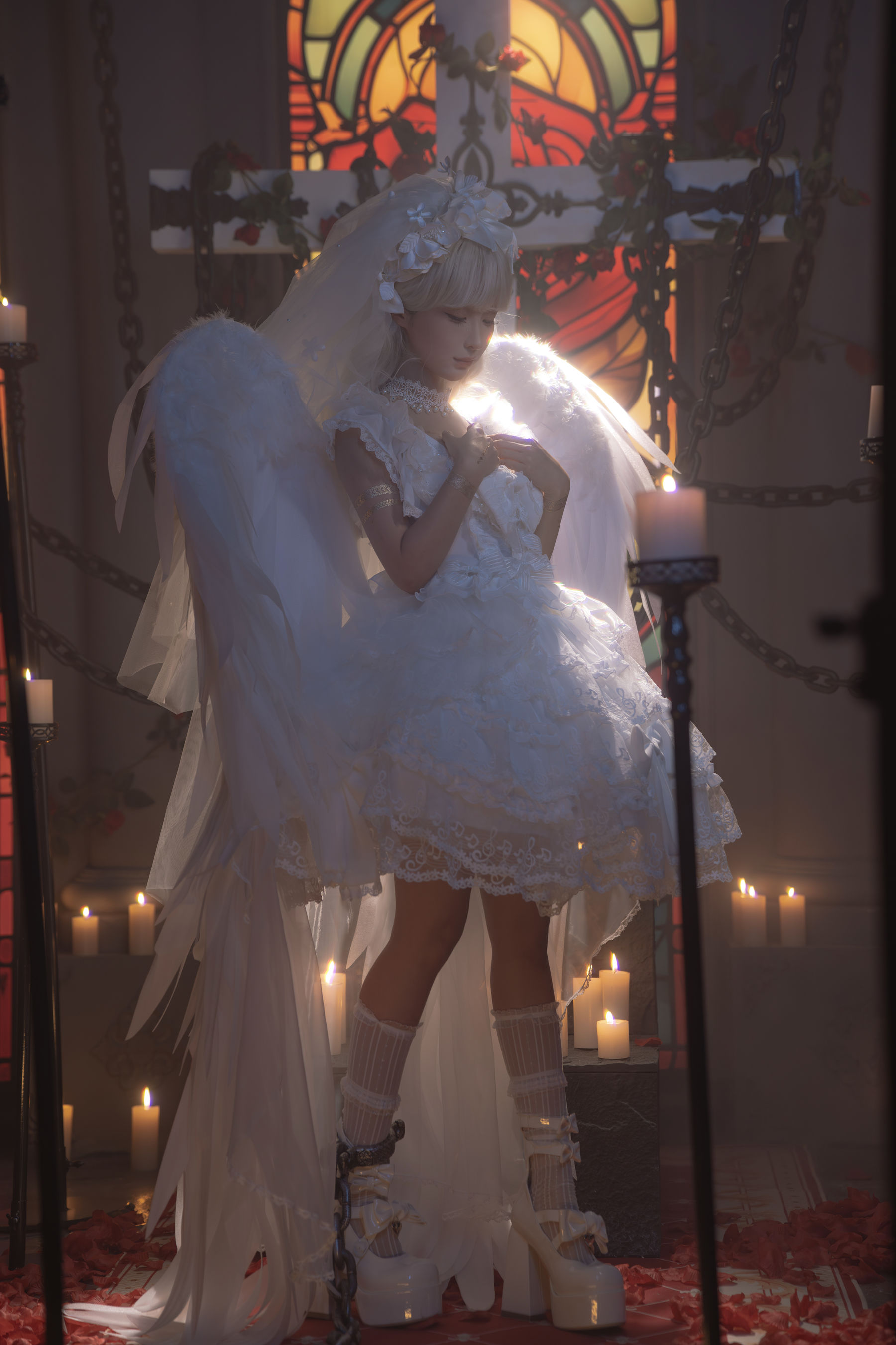 动漫博主蠢沫沫 - 坠天使/(81P)