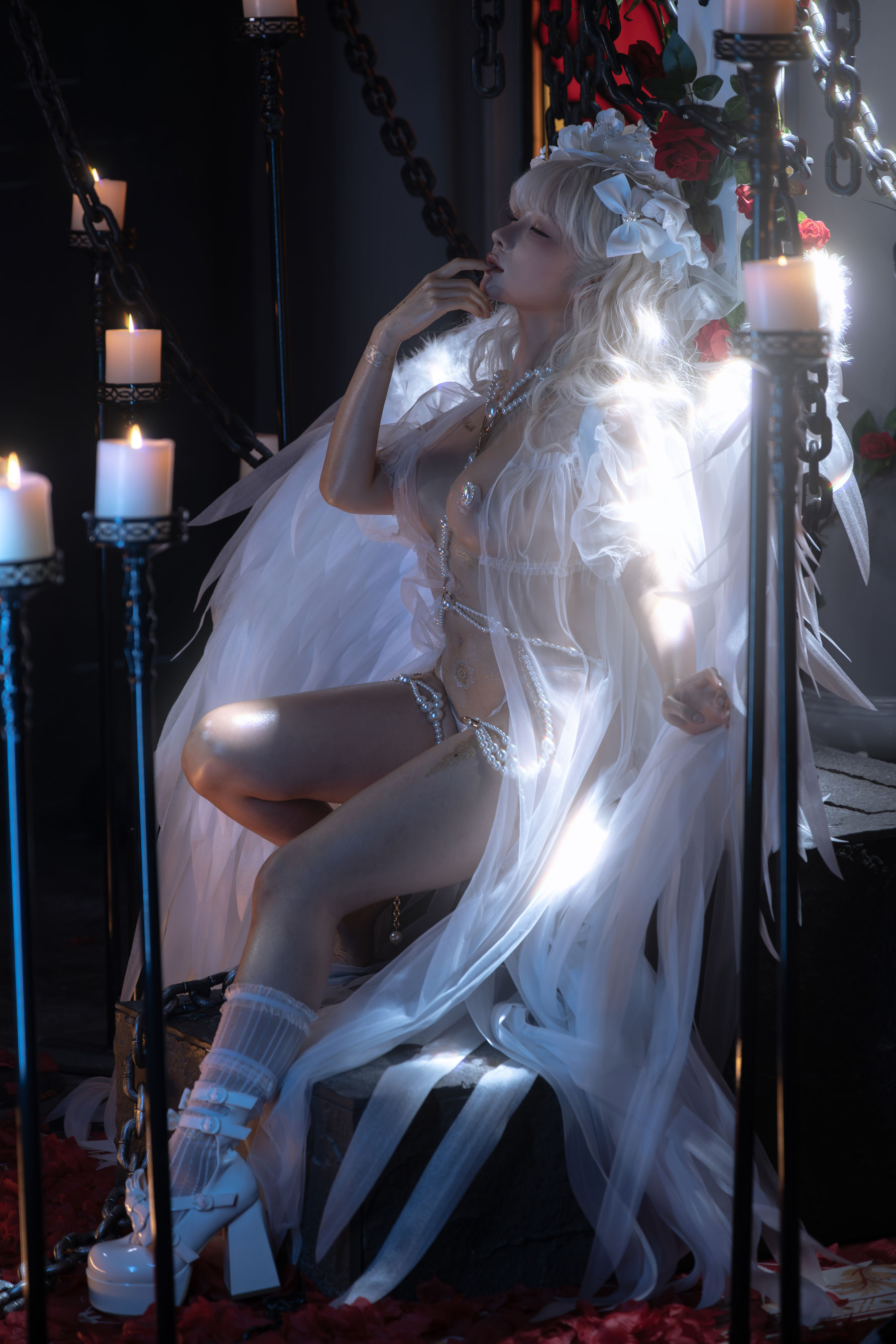 动漫博主蠢沫沫 - 坠天使/(81P)