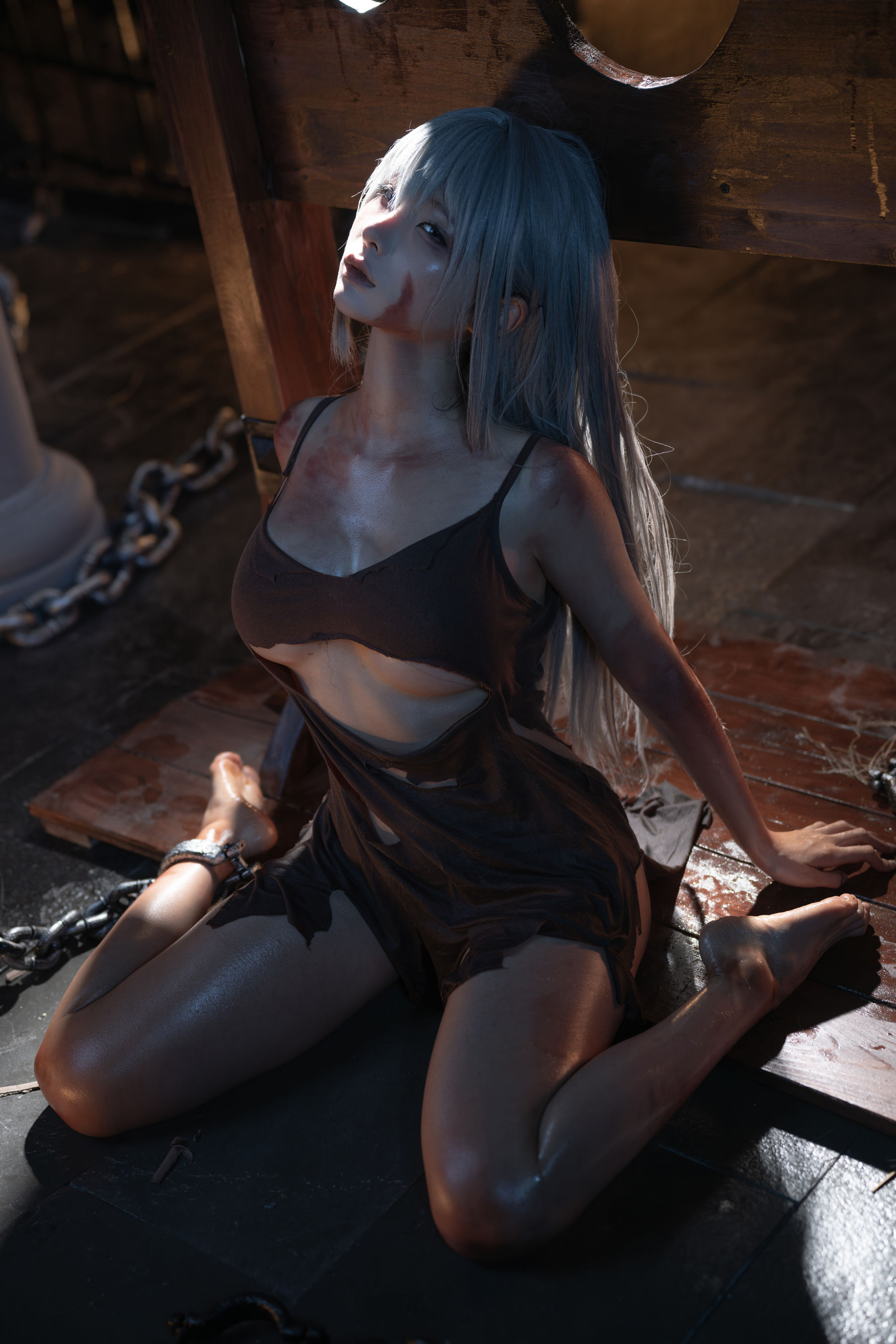 动漫博主蠢沫沫 - 奴隶少女希尔薇/(83P)