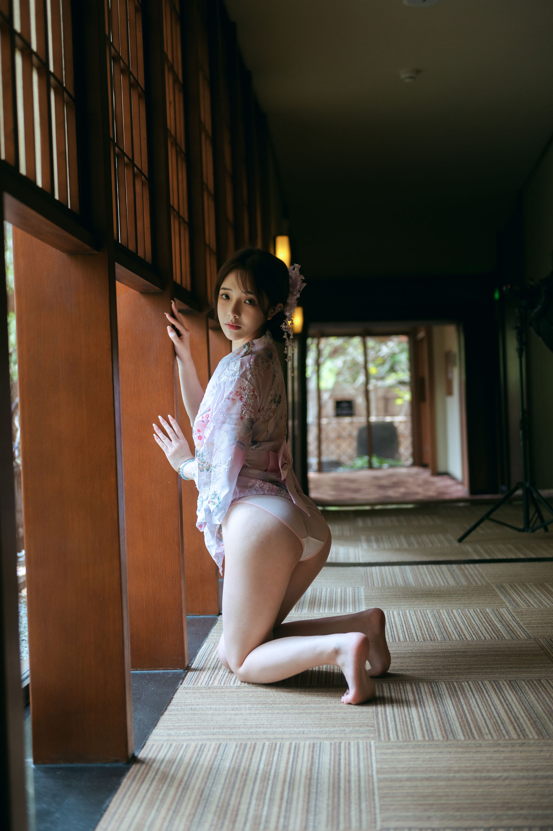 动漫博主雯妹 - 和风庭院/(68P)