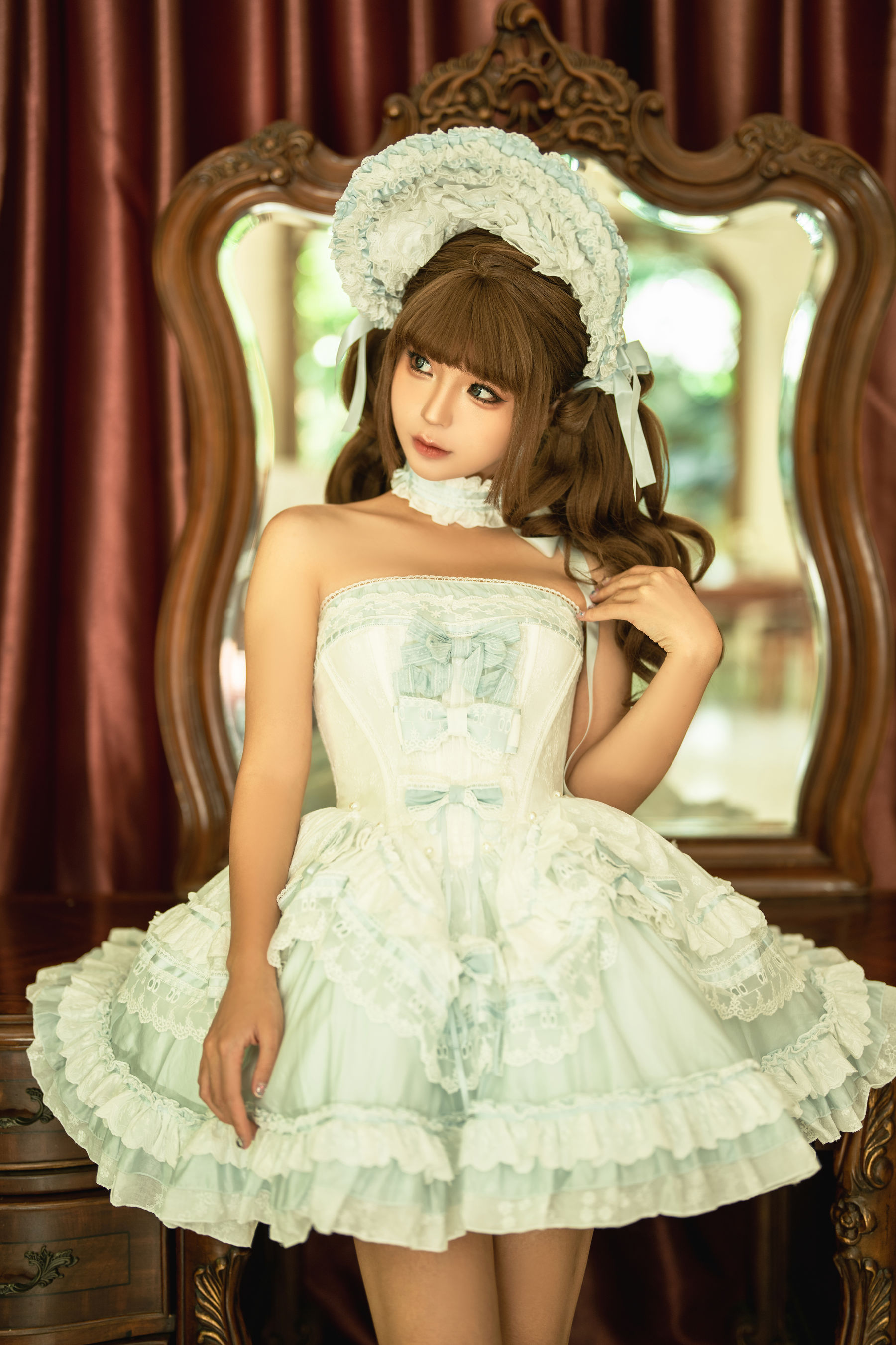 动漫博主蠢沫沫 - 公主裙/(31P)