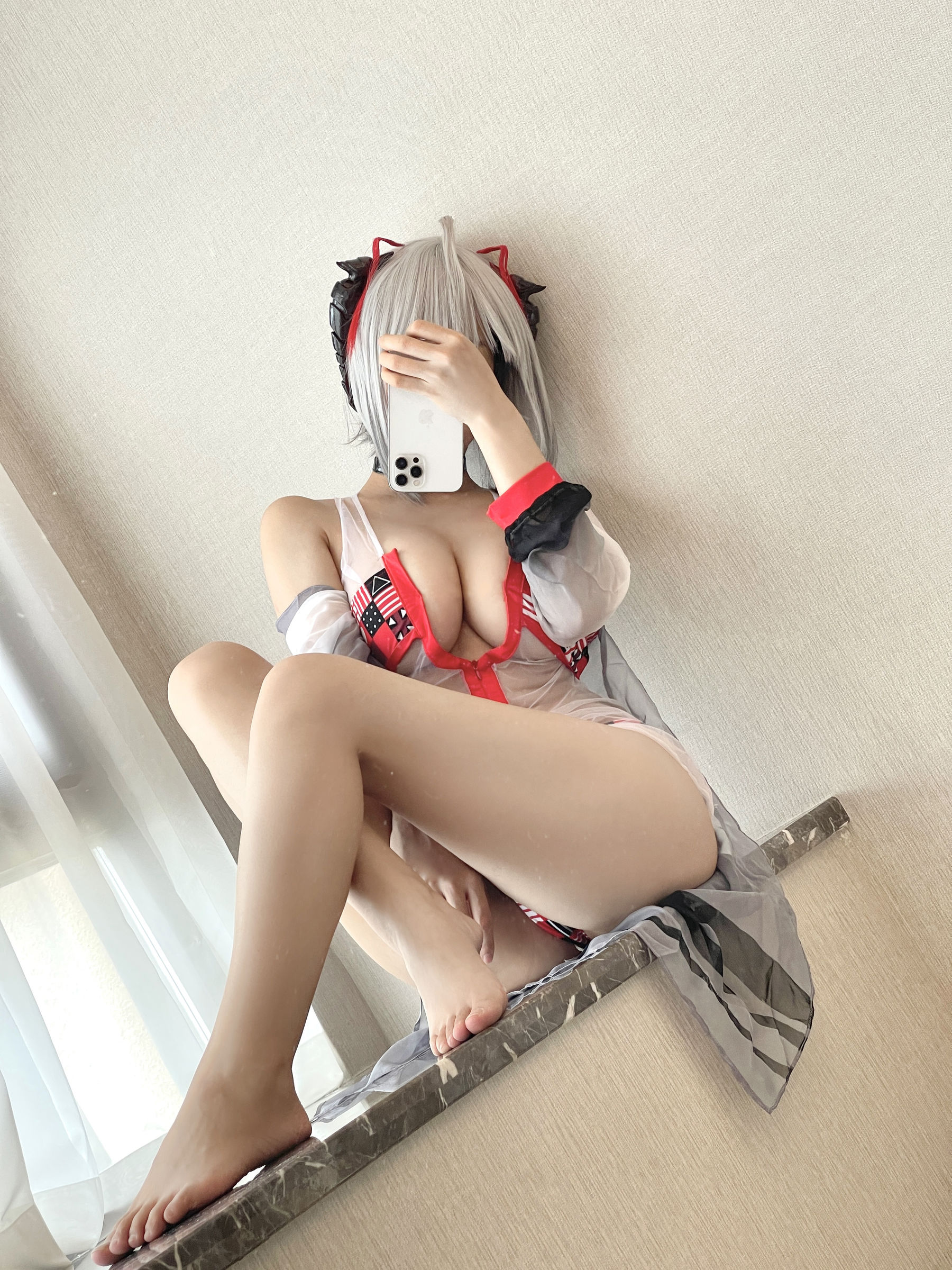 动漫博主小仓千代w - 明日方舟 W泳装/(21P)