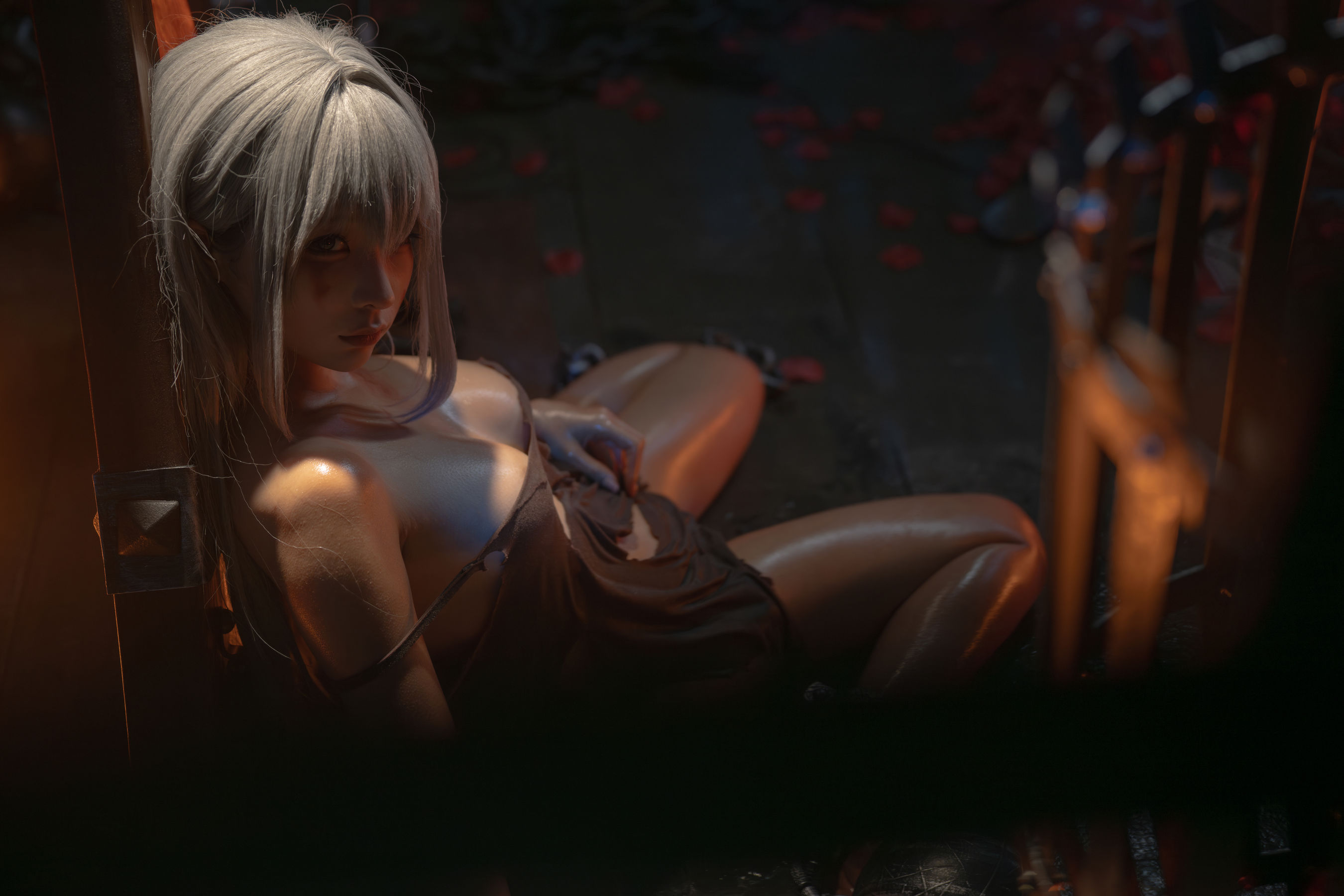 动漫博主蠢沫沫 - 奴隶少女希尔薇/(83P)