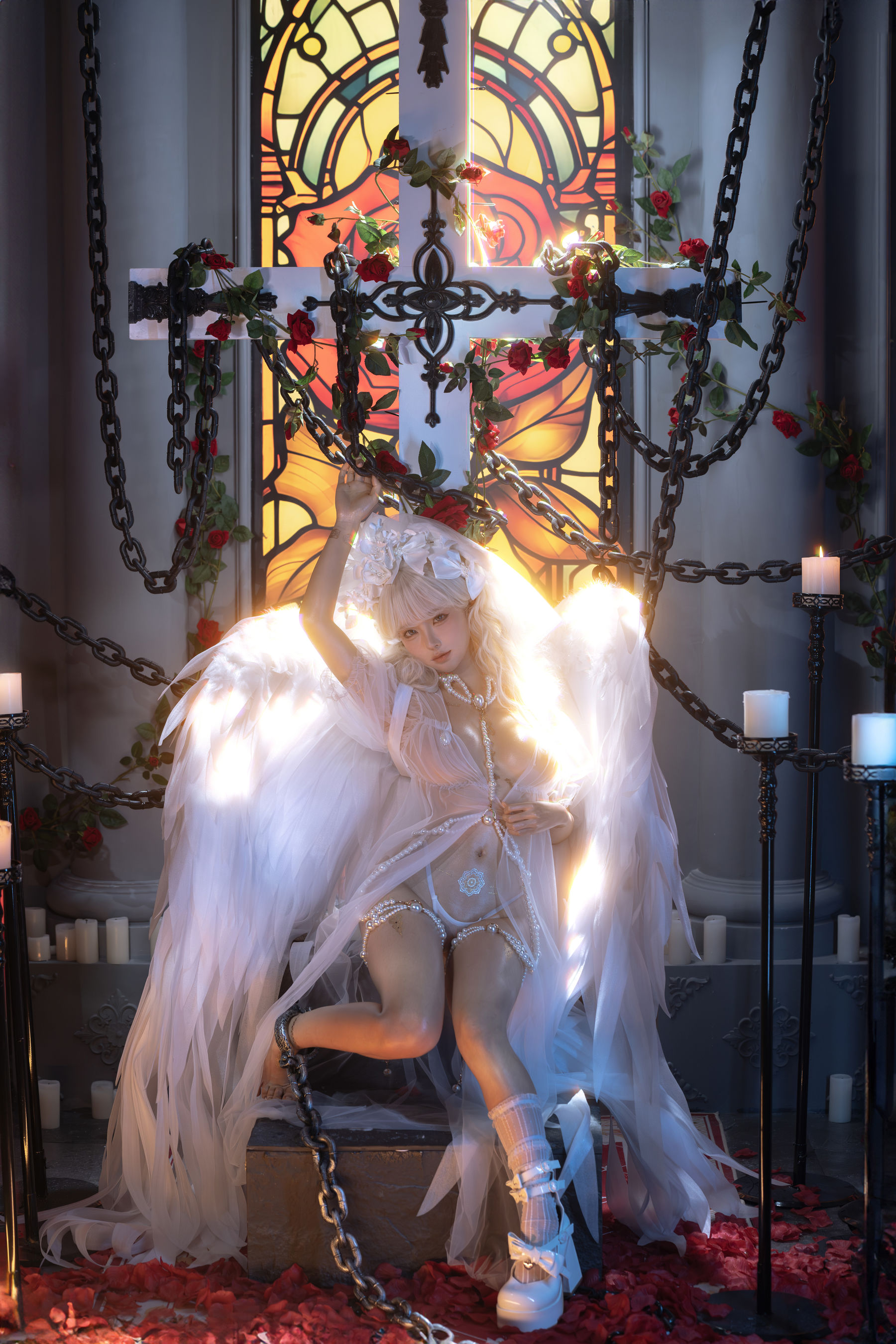 动漫博主蠢沫沫 - 坠天使/(81P)