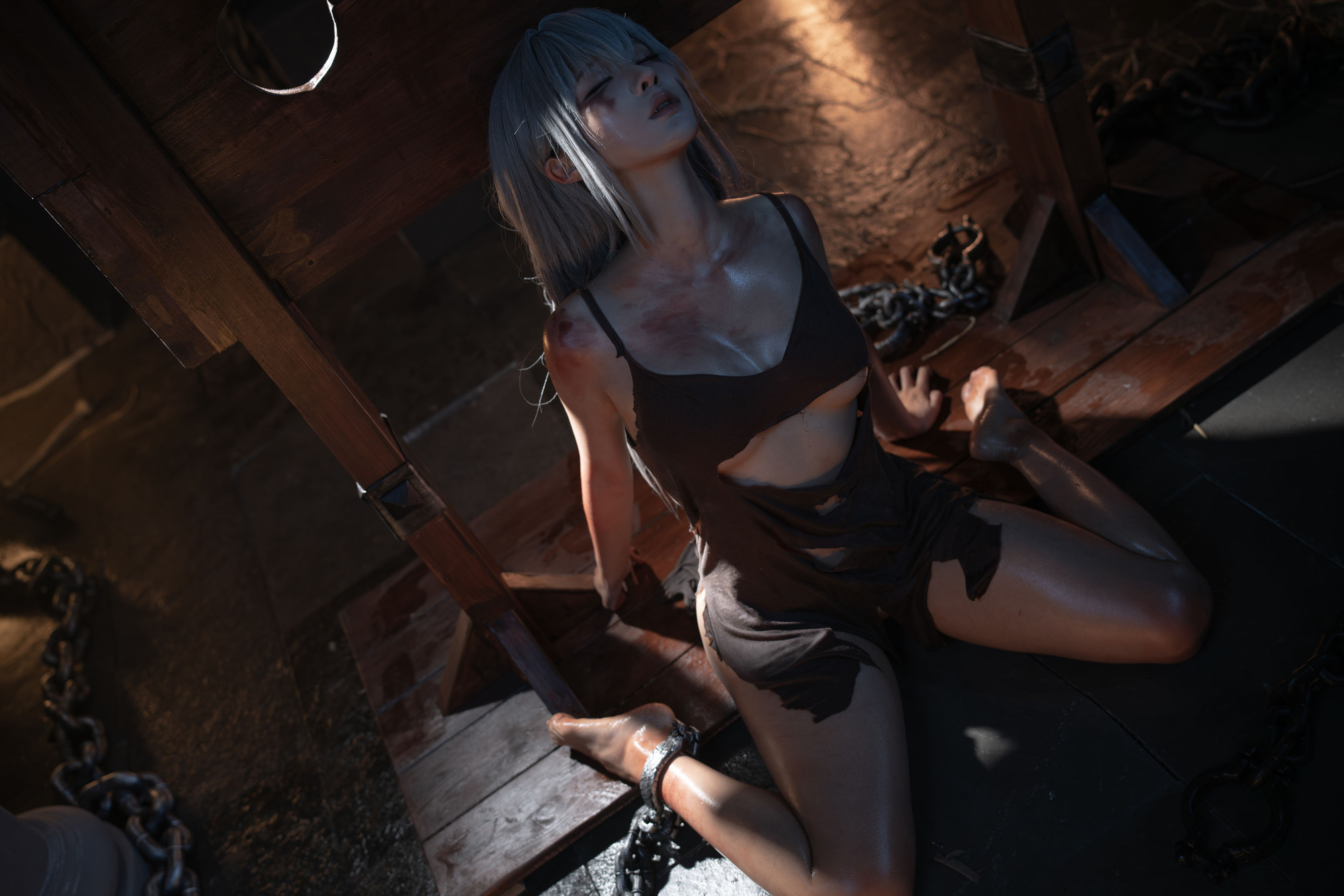 动漫博主蠢沫沫 - 奴隶少女希尔薇/(83P)