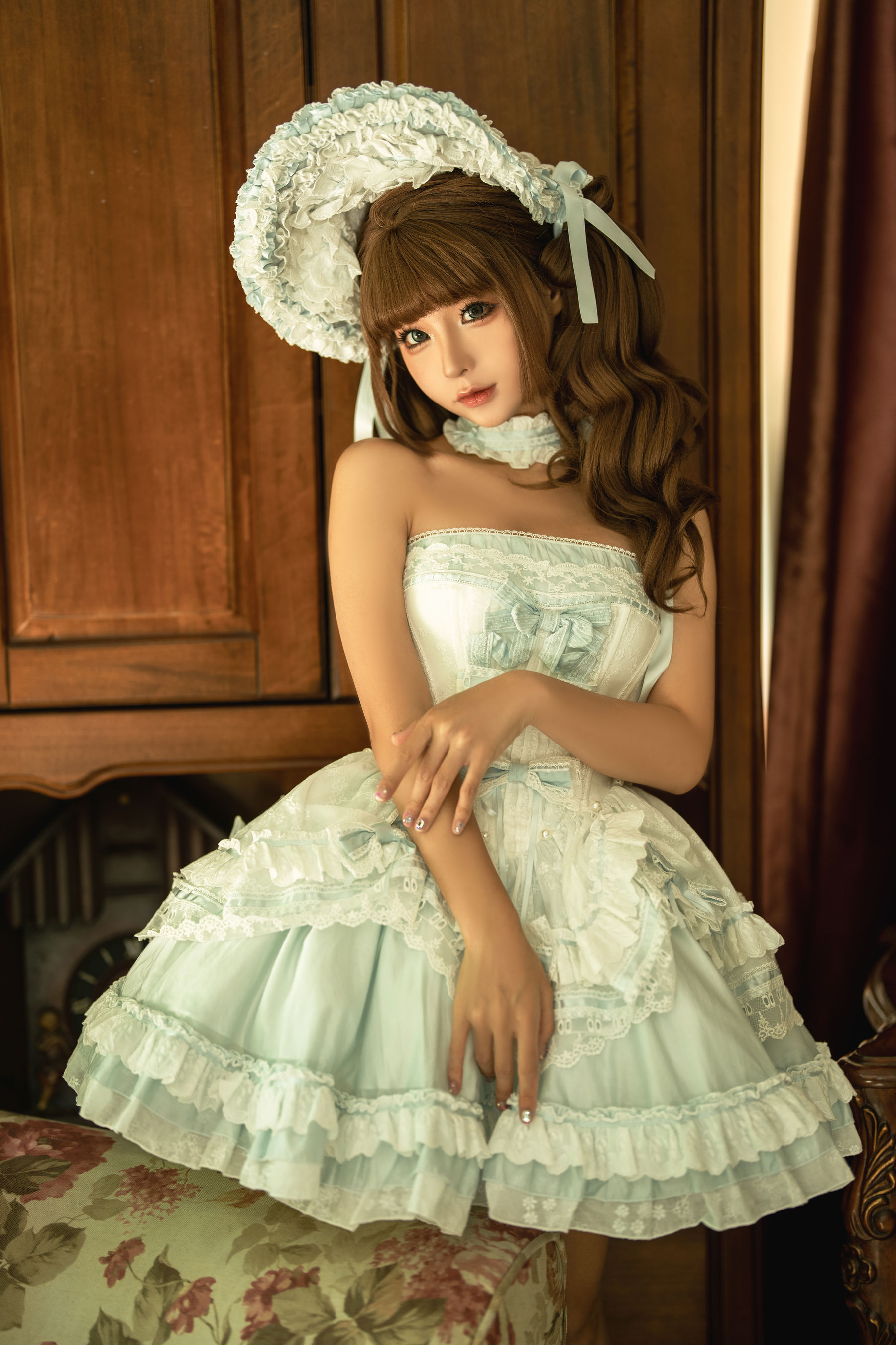 动漫博主蠢沫沫 - 公主裙/(31P)