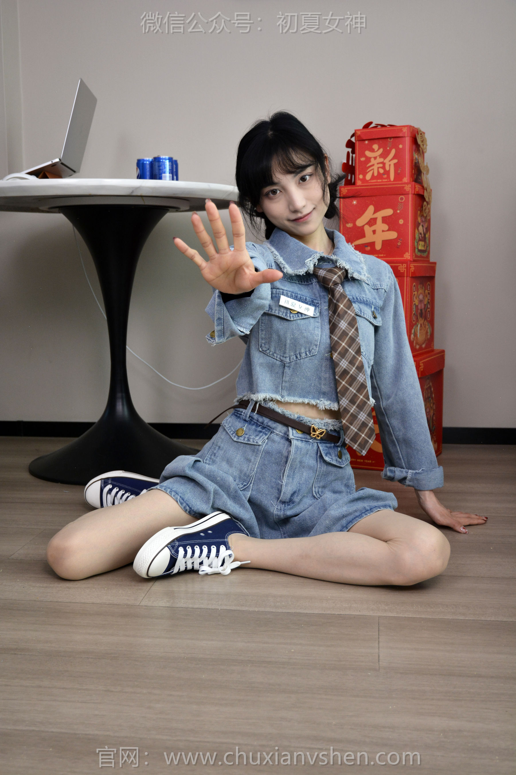 初夏女神 No.247 柒柒 浪漫牛仔/(140P)