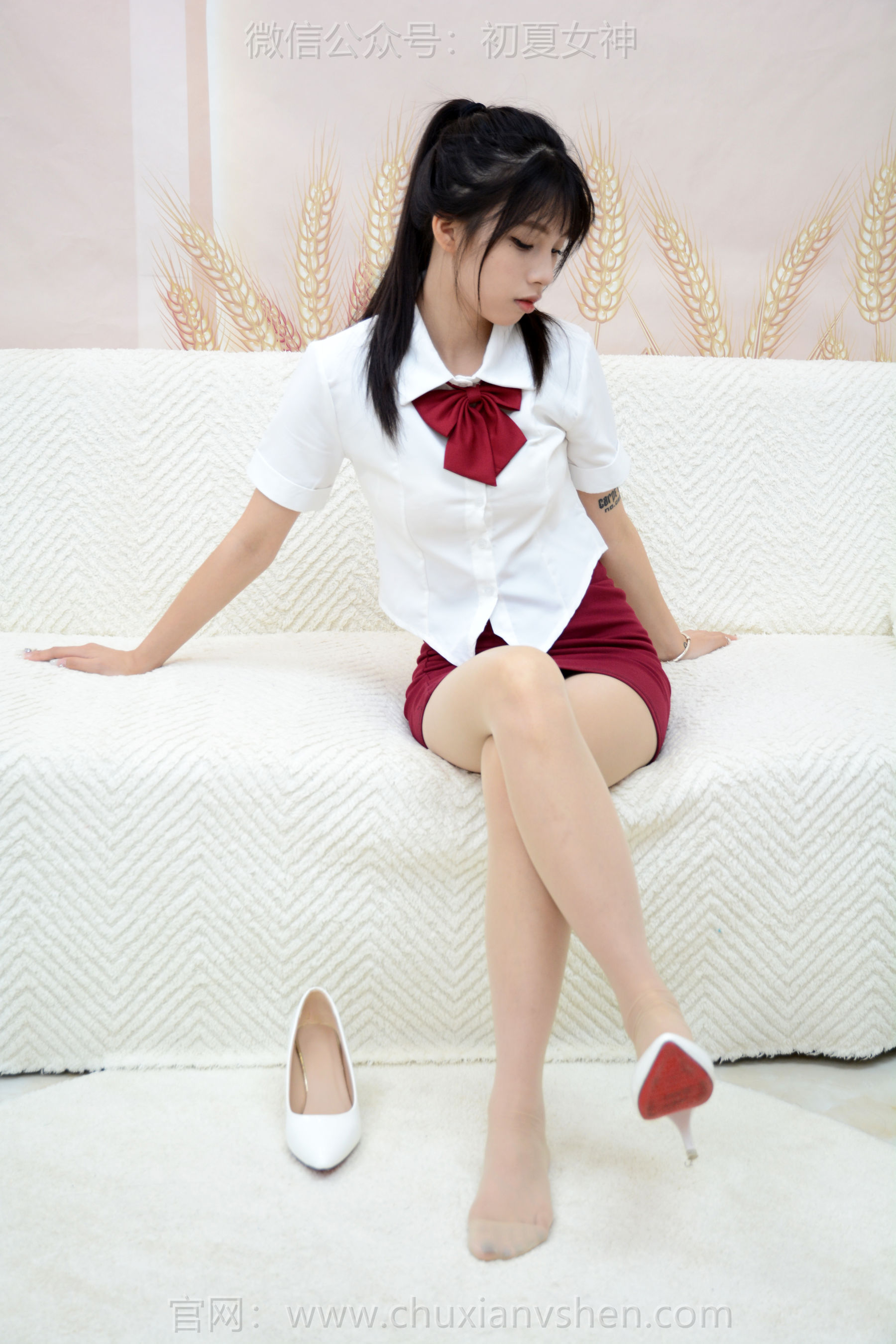 初夏女神 No.251 番茄 学院小御/(100P)